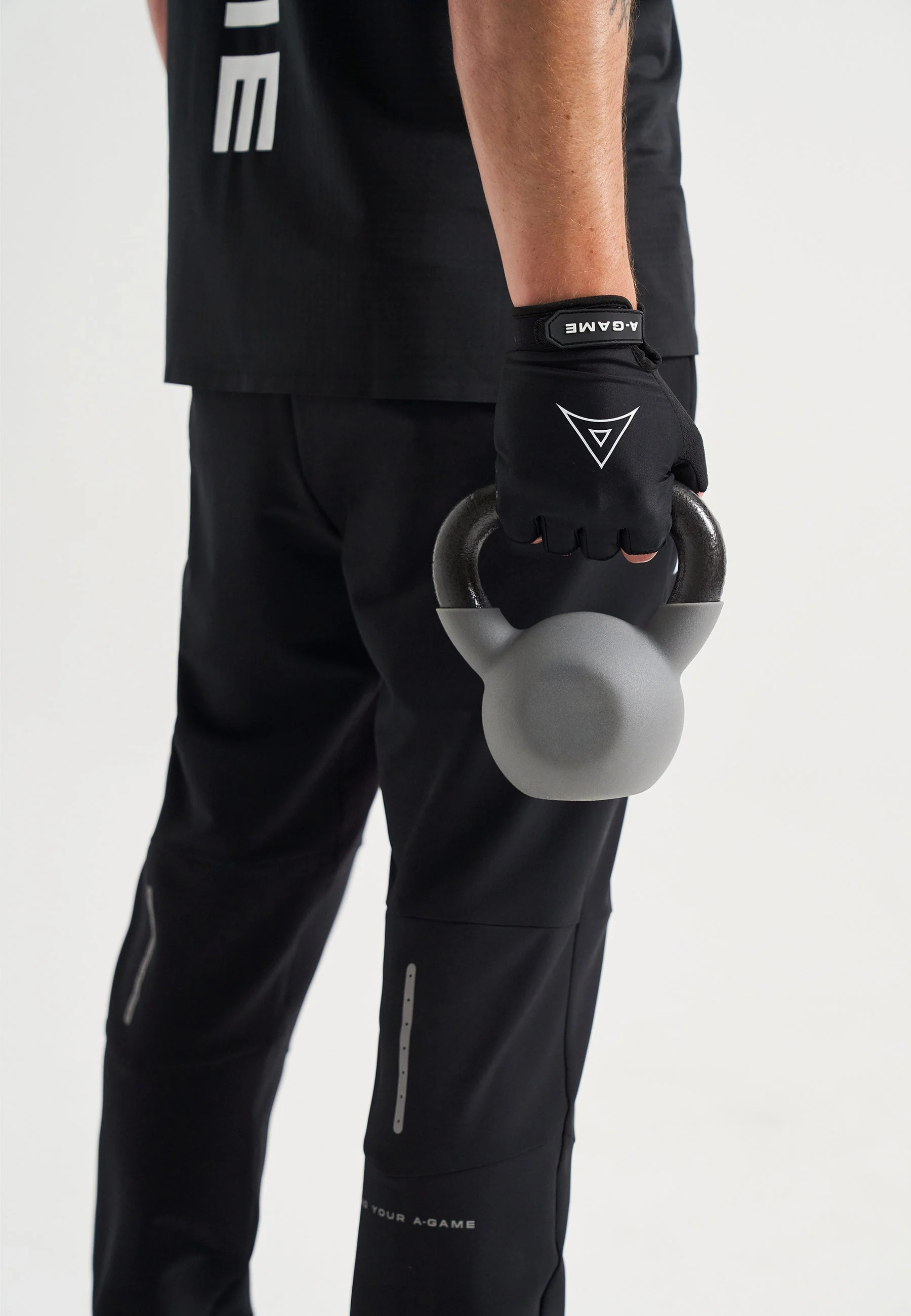 Lifting Gloves - Black/White - Image 3