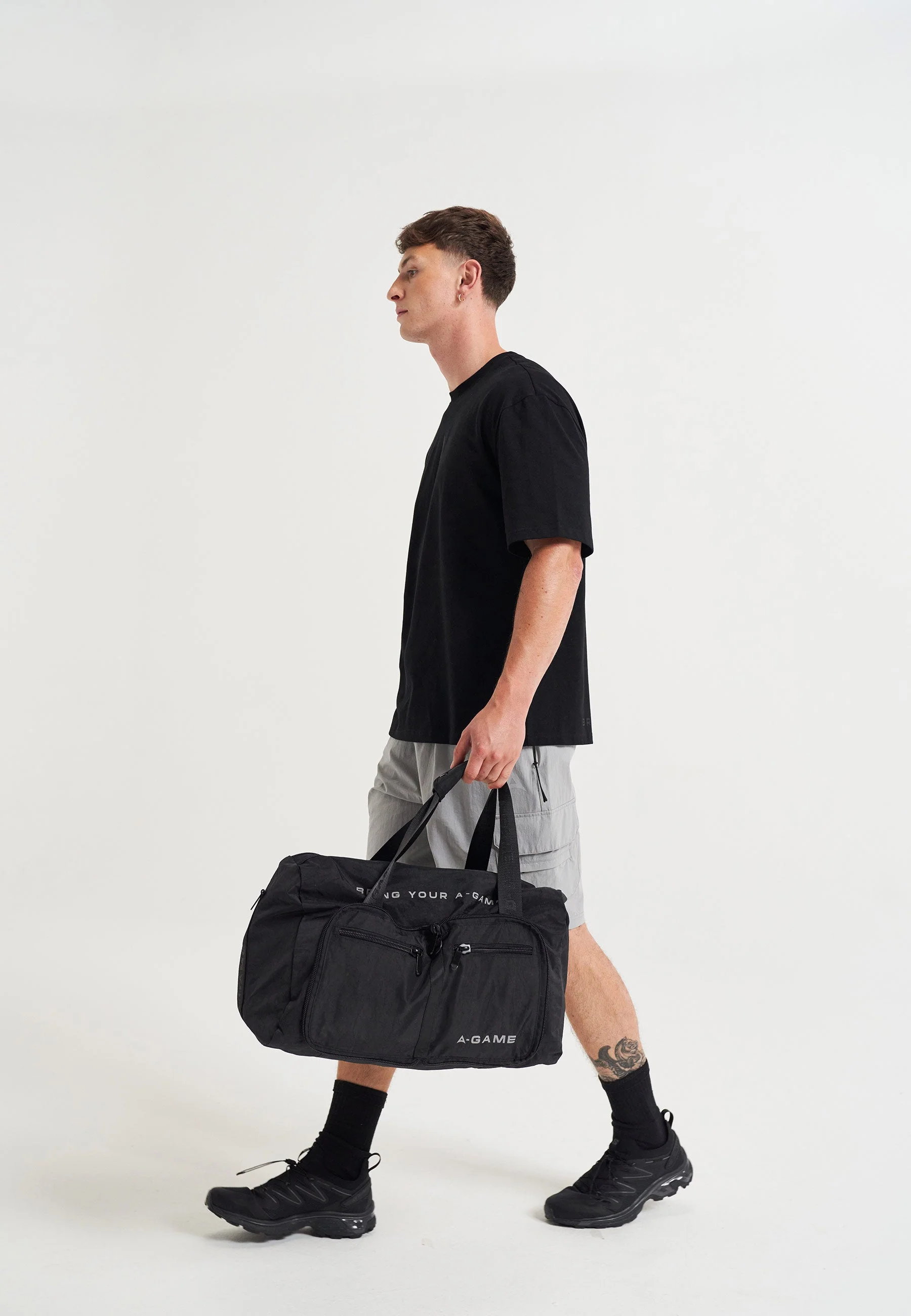 Packable Gym Bag - Black - Image 4