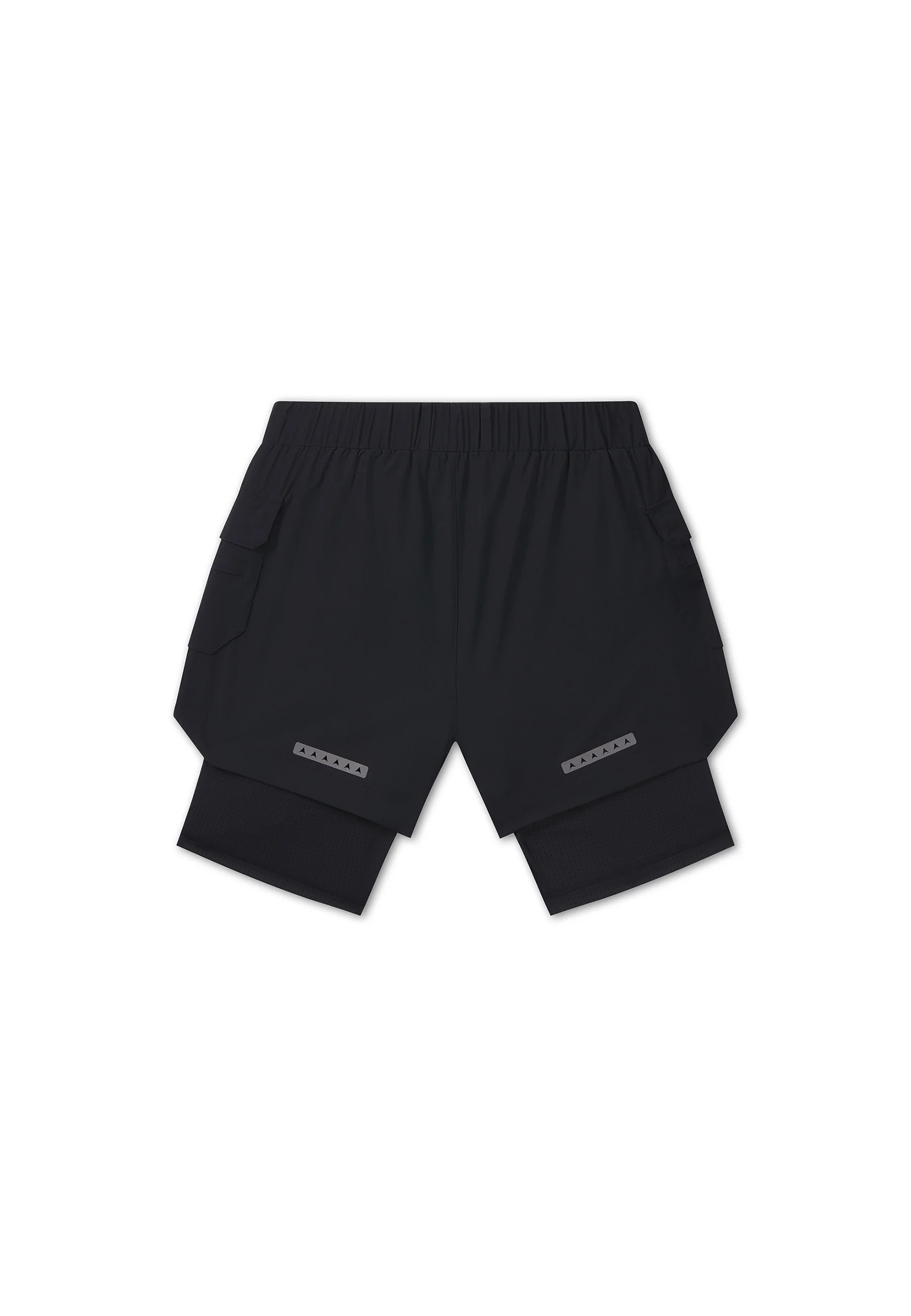 Men's 2-in-1 Cargo Shorts - Black - Image 10