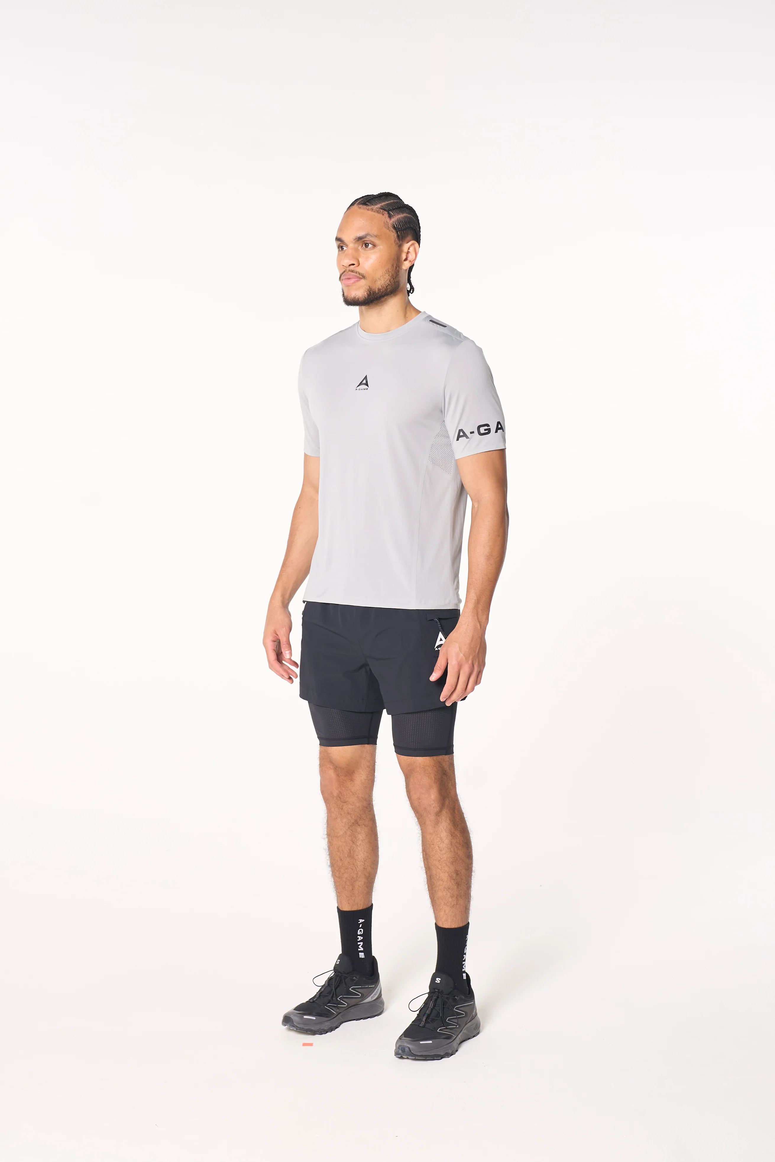 Men's 2-in-1 Cargo Shorts - Black - Image 6