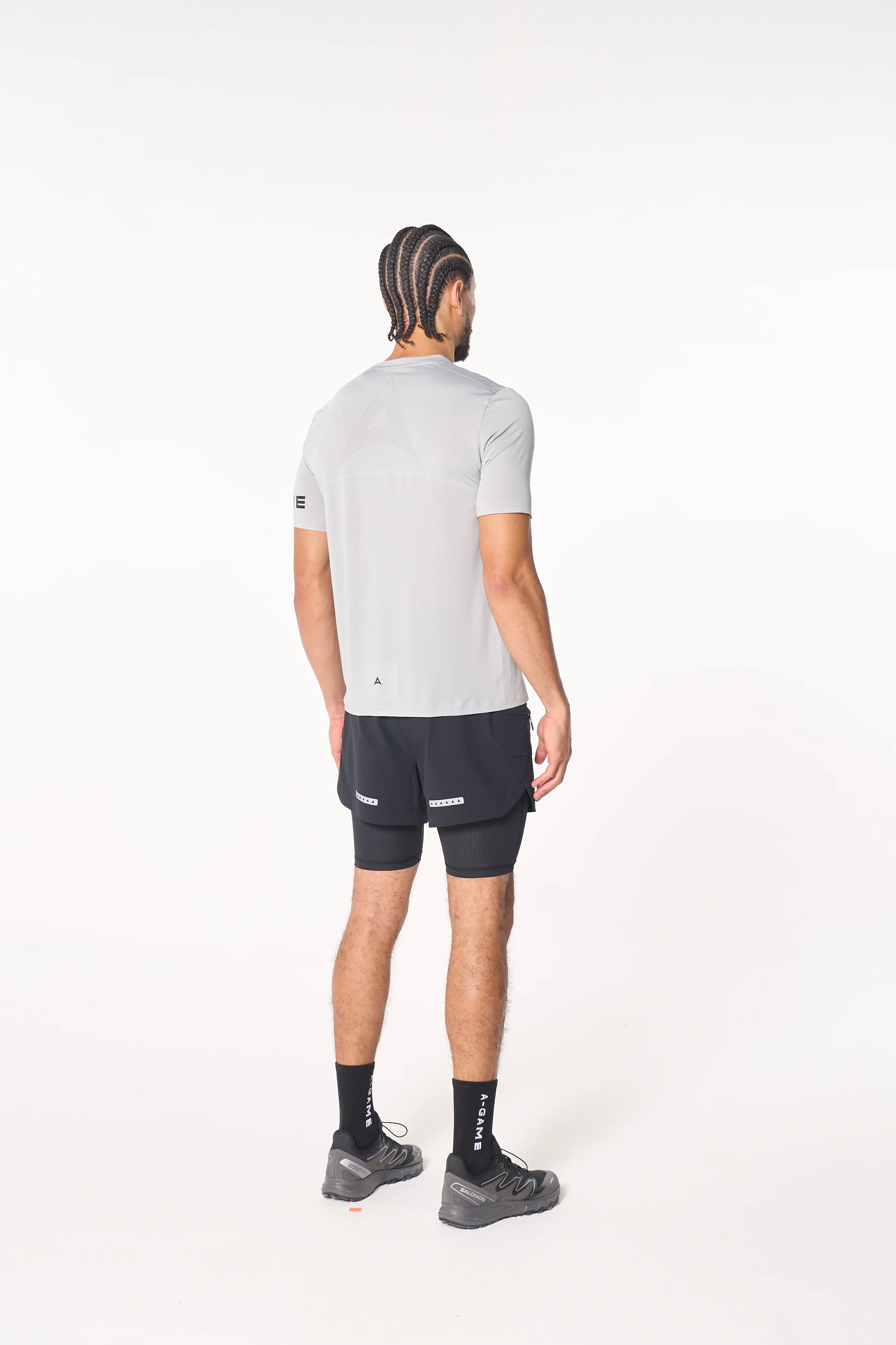 Men's 2-in-1 Cargo Shorts - Black - Image 7