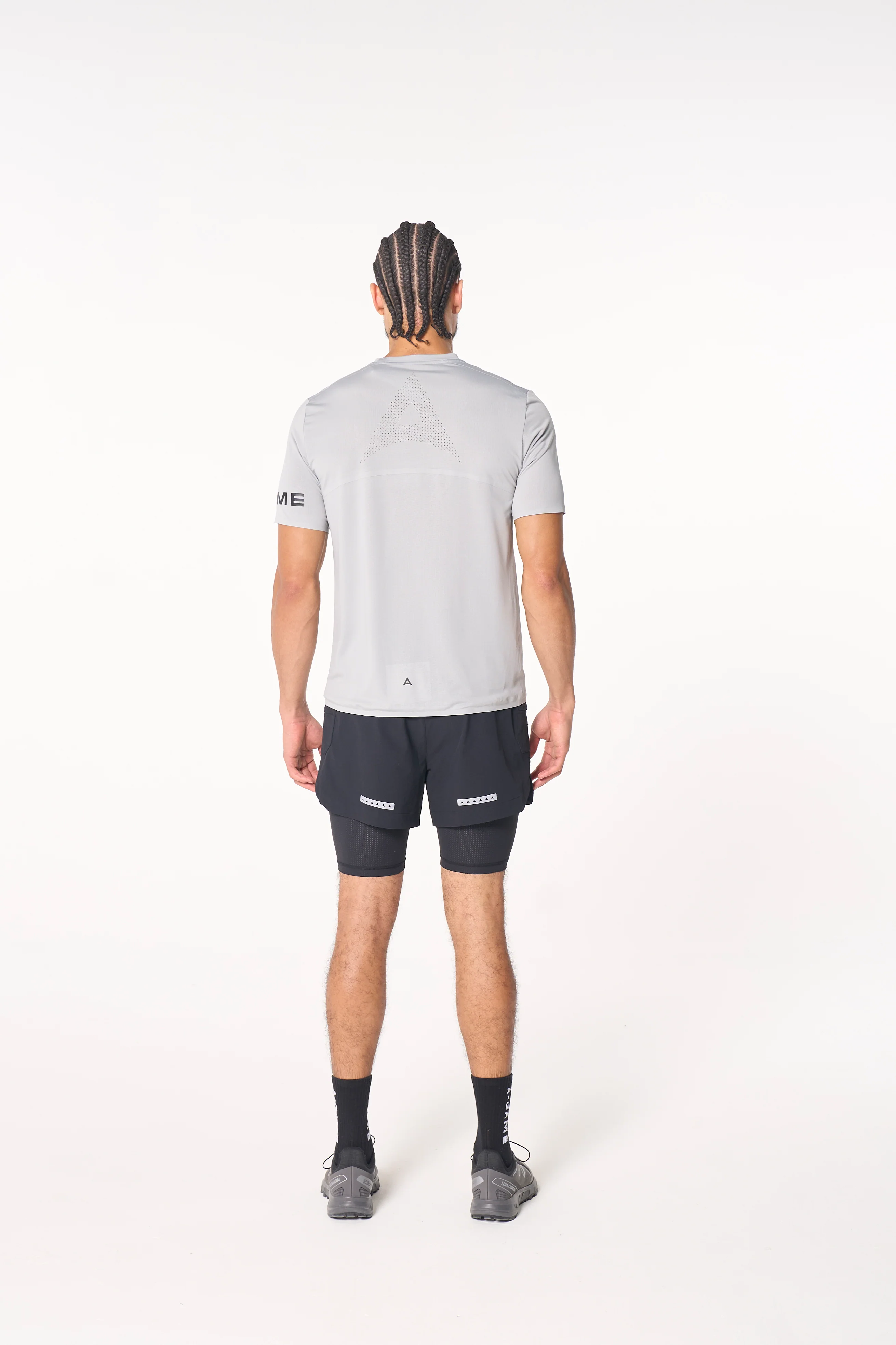Men's 2-in-1 Cargo Shorts - Black - Image 8