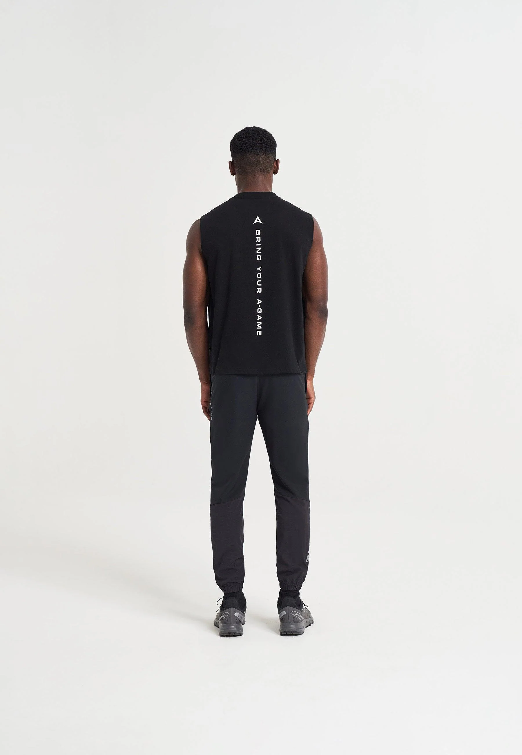 Men's Cuffed Training Pants - Black - Image 4