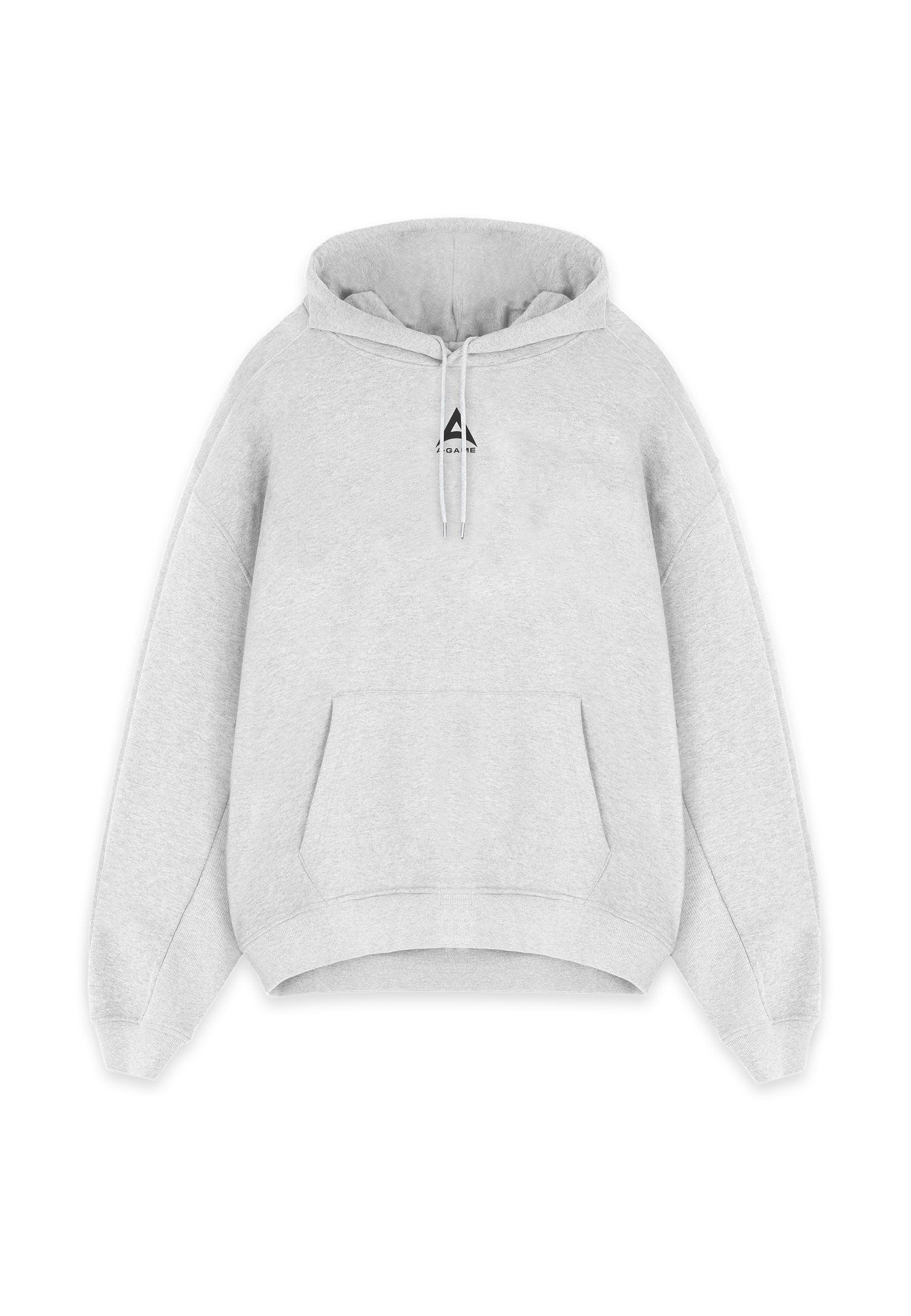 Men's Relaxed Hoodie - Snow Marl - Image 5