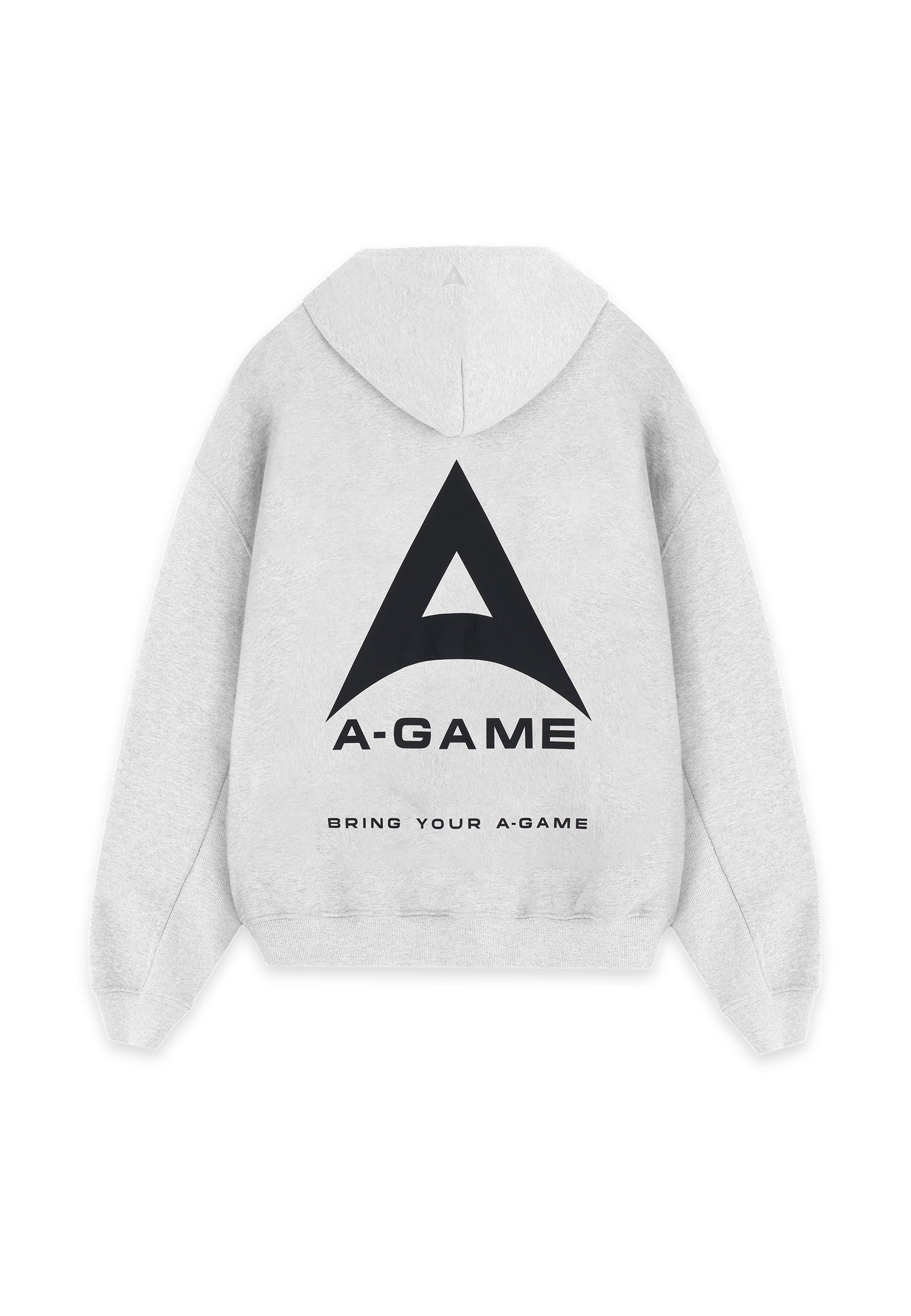 Men's Relaxed Hoodie - Snow Marl - Image 6