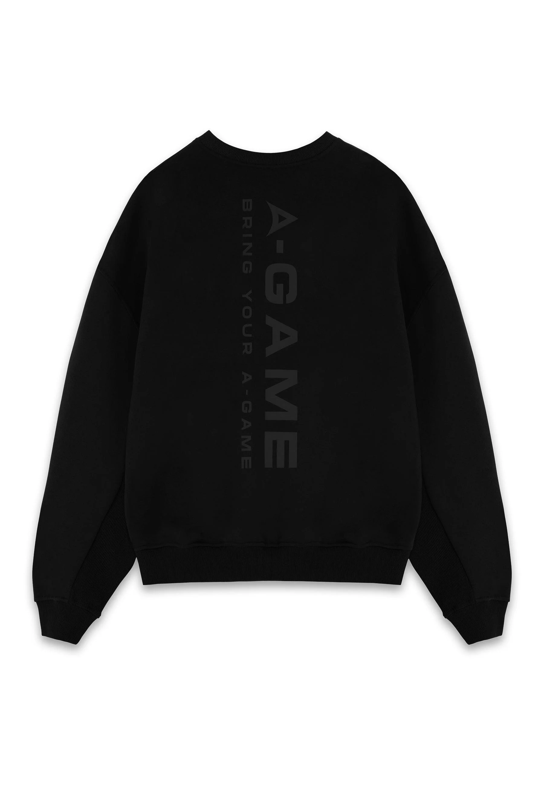 Men's Relaxed Sweatshirt - Black - Image 6