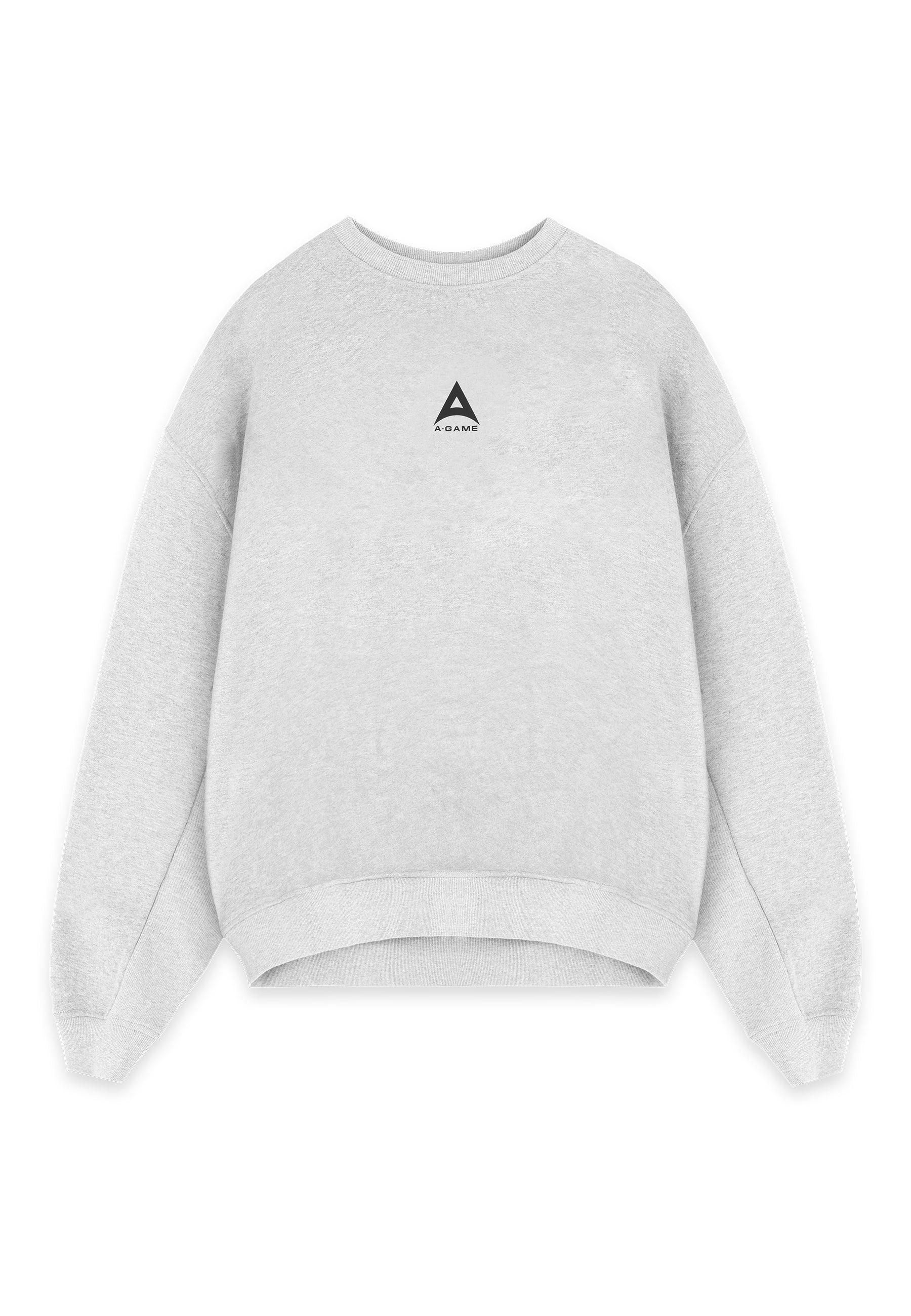 Men's Relaxed Sweatshirt - Snow Marl - Image 5