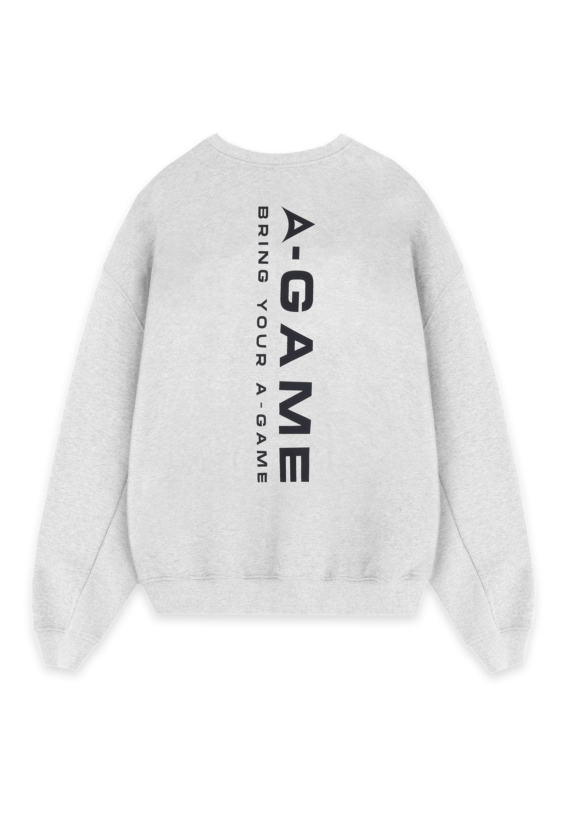 Men's Relaxed Sweatshirt - Snow Marl - Image 6