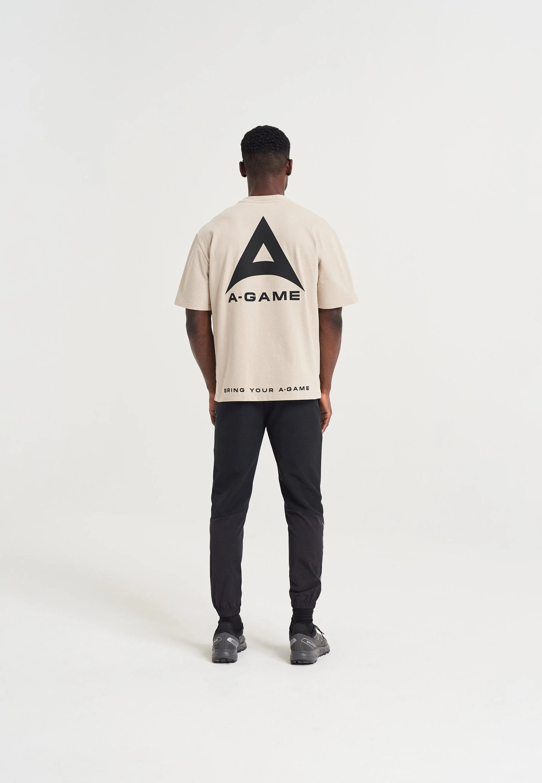 Men's Relaxed T-Shirt - Beige - Image 3