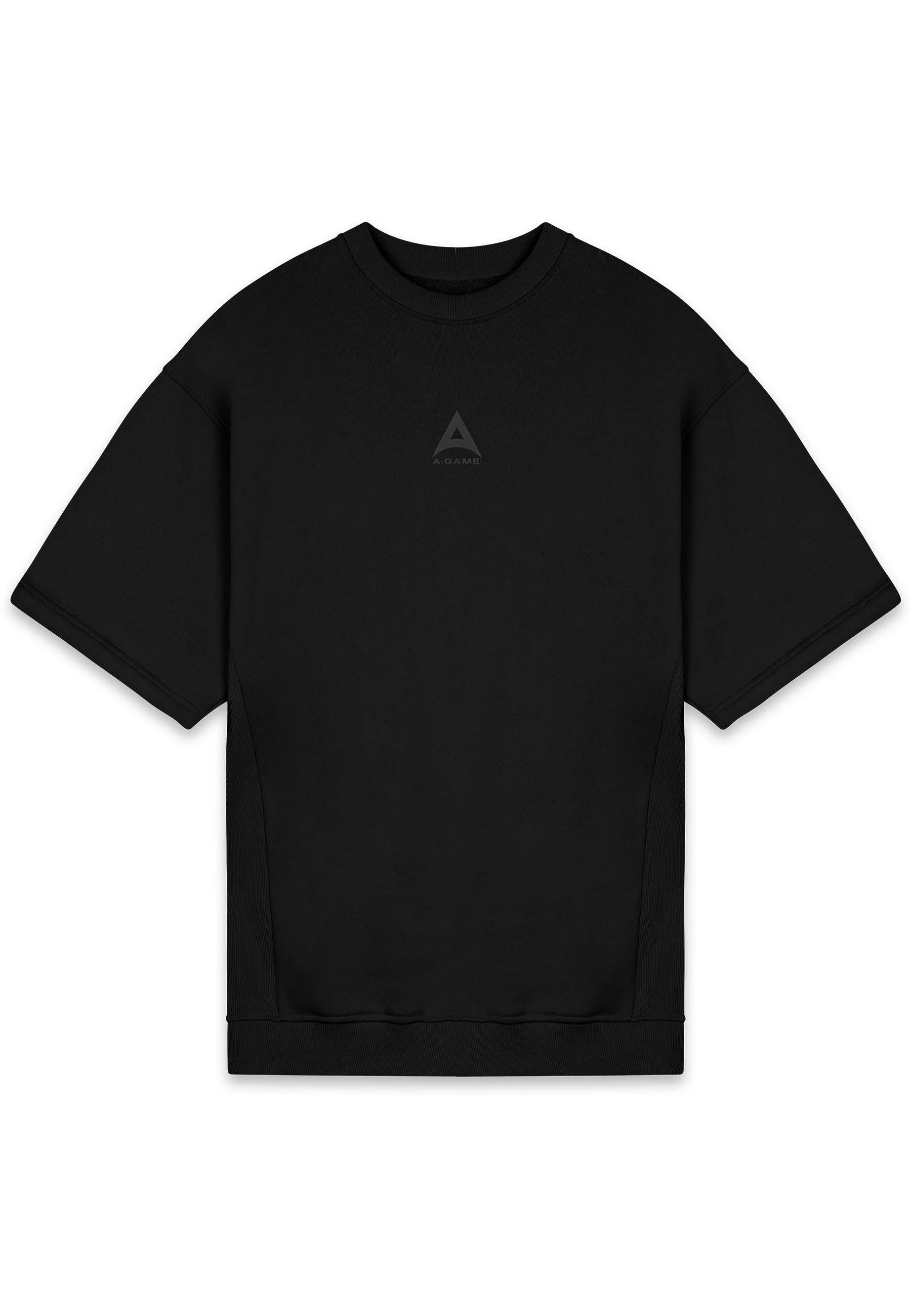 Men's Short Sleeve Sweatshirt - Black - Image 5