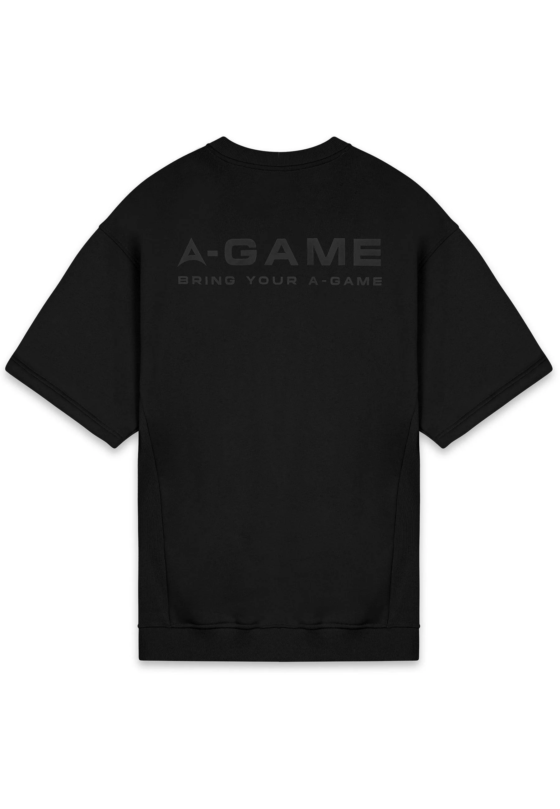 Men's Short Sleeve Sweatshirt - Black - Image 6