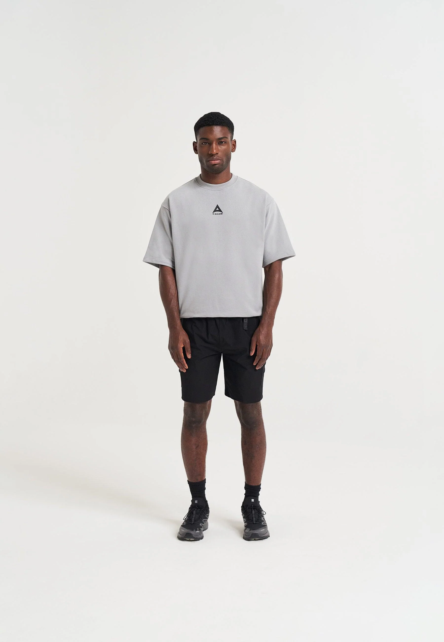 Men's Short Sleeve Sweatshirt - Steel Grey - Image 3