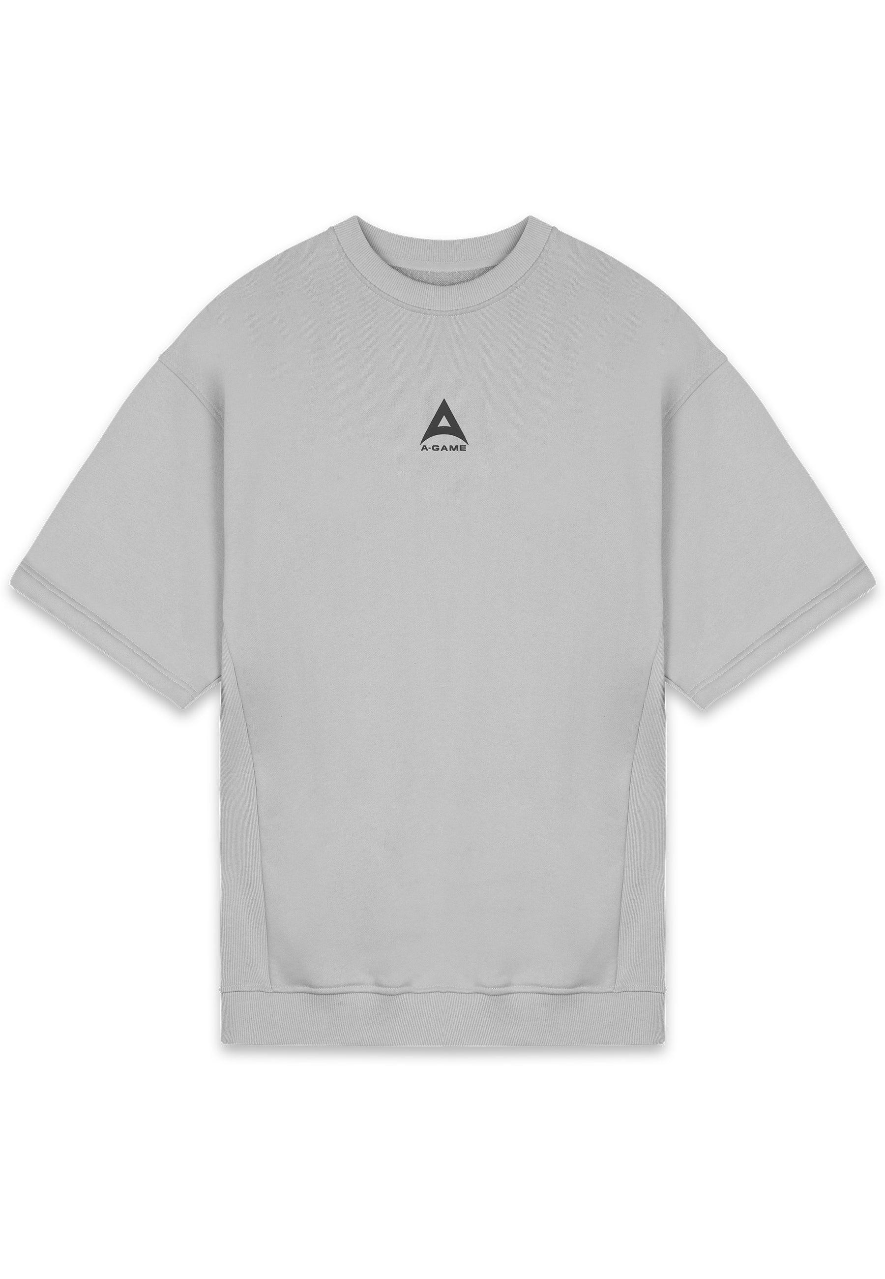 Men's Short Sleeve Sweatshirt - Steel Grey - Image 5