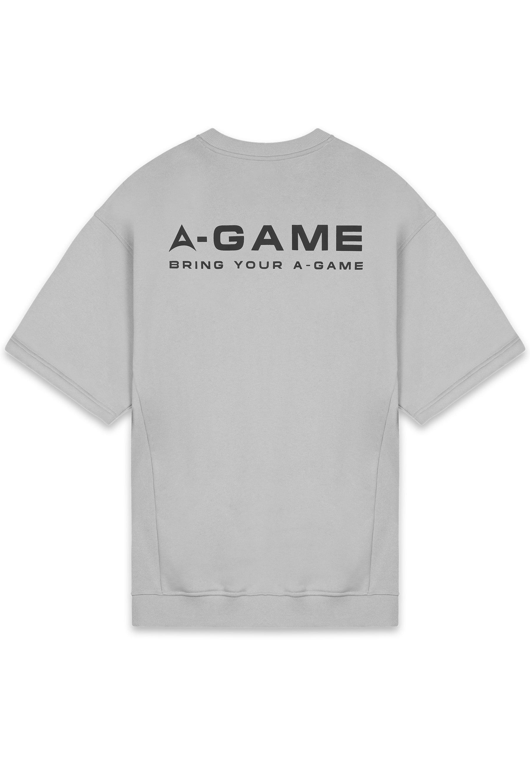 Men's Short Sleeve Sweatshirt - Steel Grey - Image 6