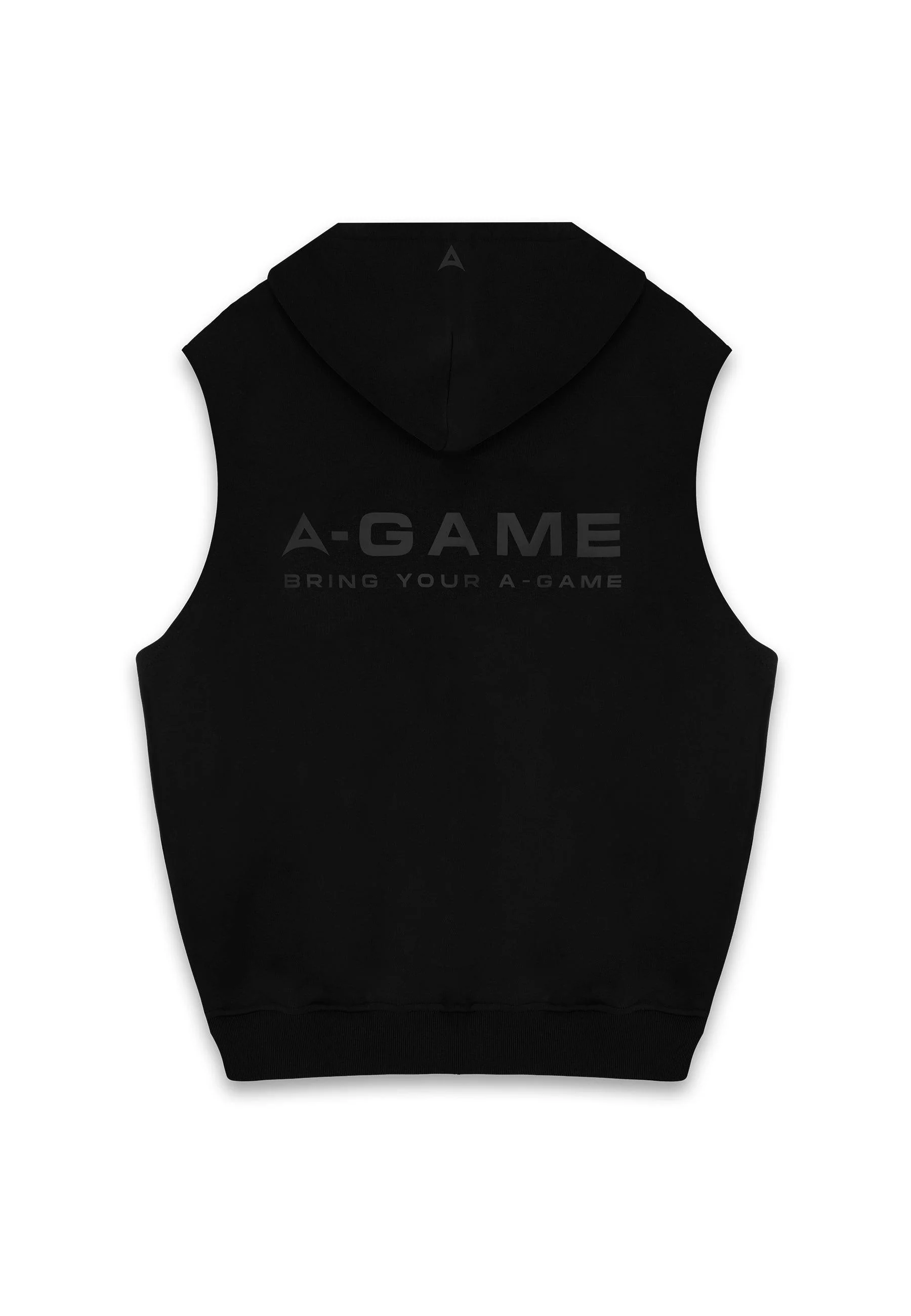 Men's Sleeveless Hoodie - Black - Image 6
