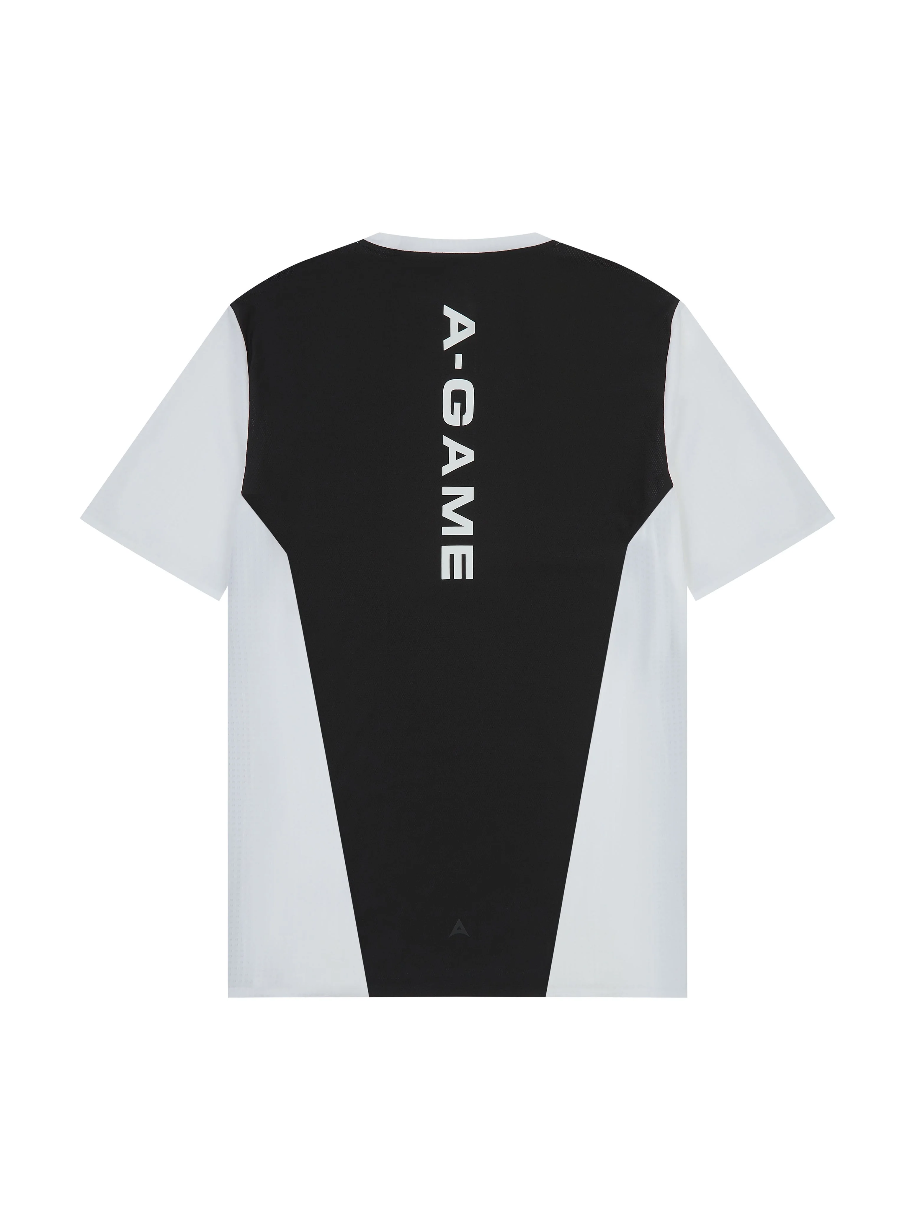 Men's Panelled Training T-Shirt - White/Black - Image 5