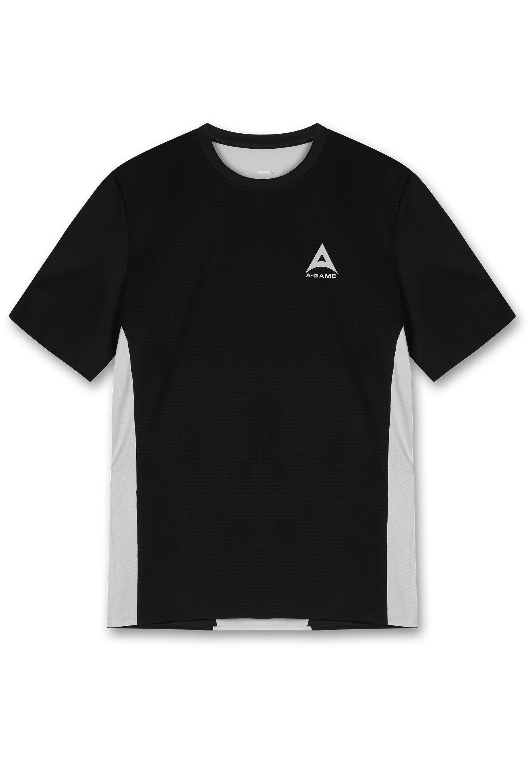 Men's Panelled Training T-Shirt - Black/Lt Grey - Image 4