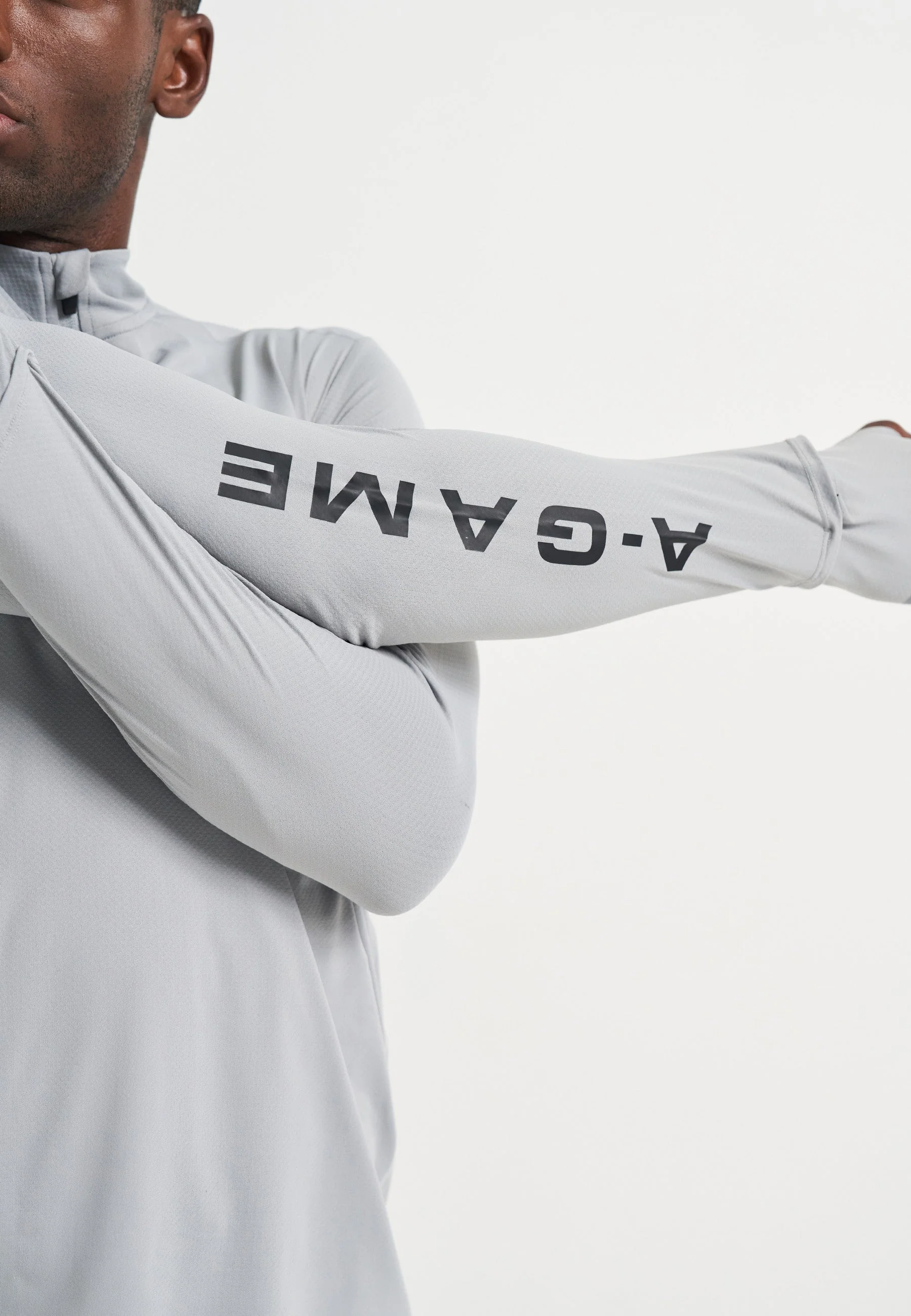 Men's Performance Long Sleeve Top - Steel Grey - Image 3
