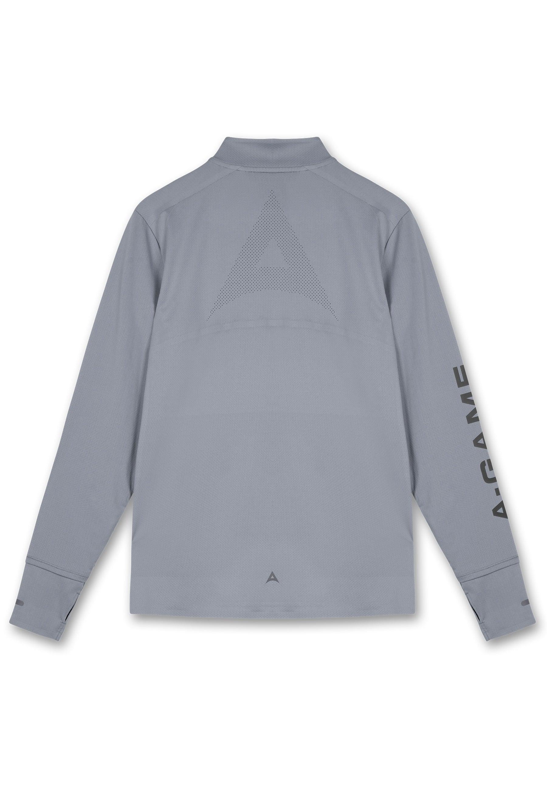 Men's Performance Long Sleeve Top - Steel Grey - Image 5