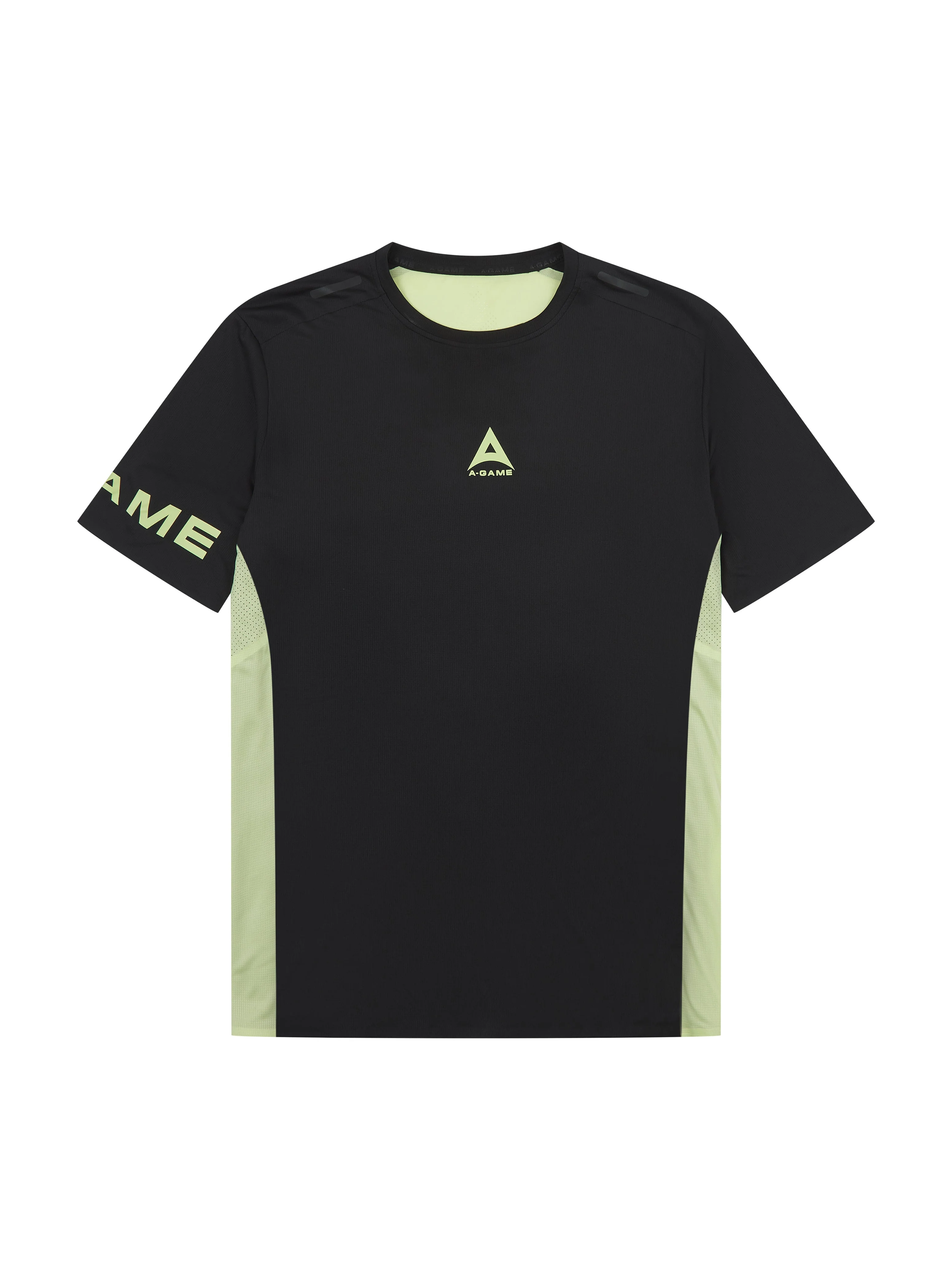 Men's Performance T-Shirt - Black/Lime - Image 4