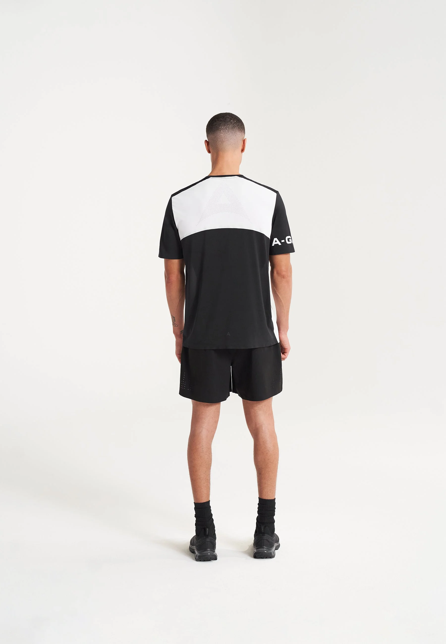 Men's Performance T-Shirt - Black/White - Image 3