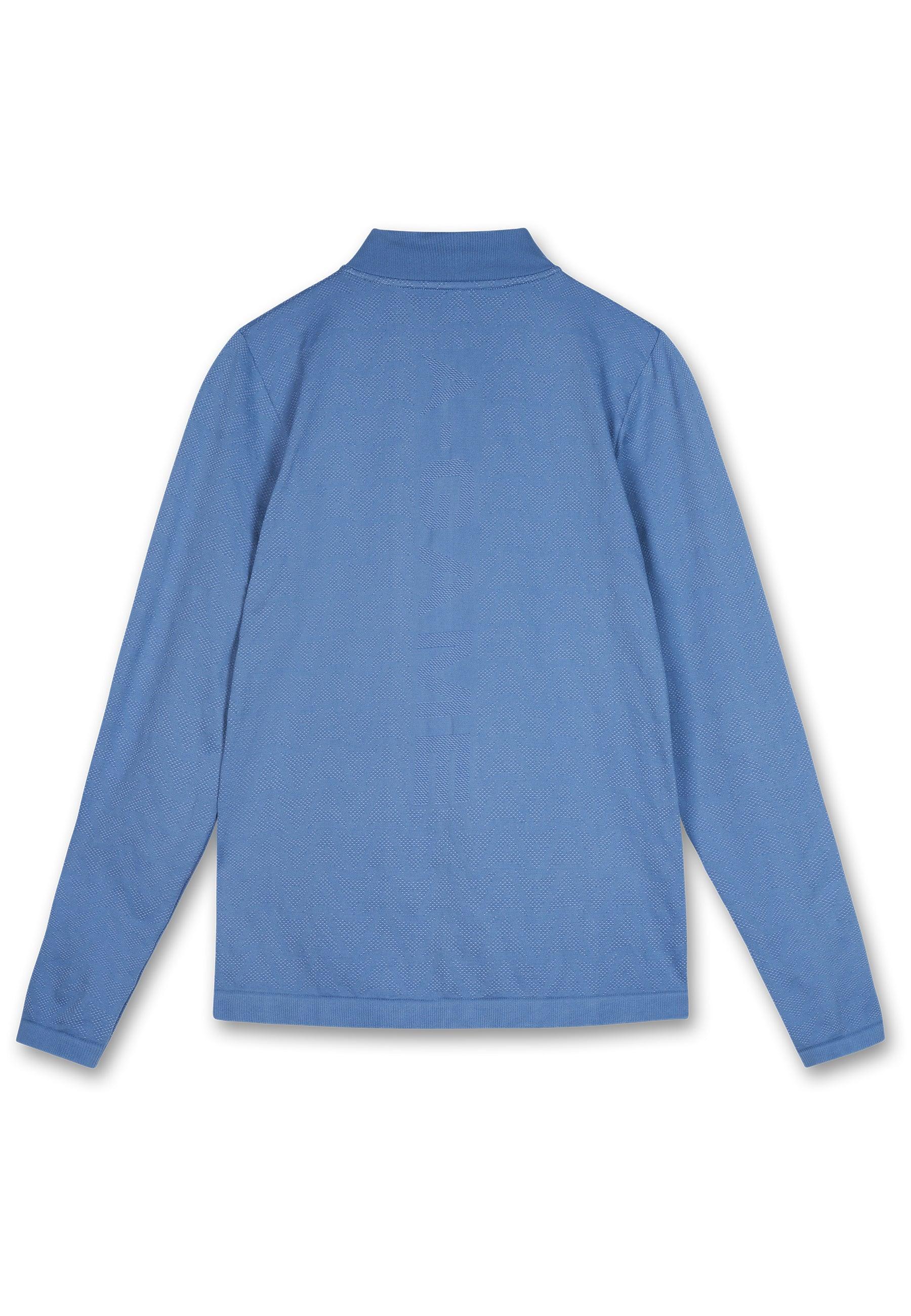 Men's Seamless Long Sleeve Top - Ocean Blue - Image 5