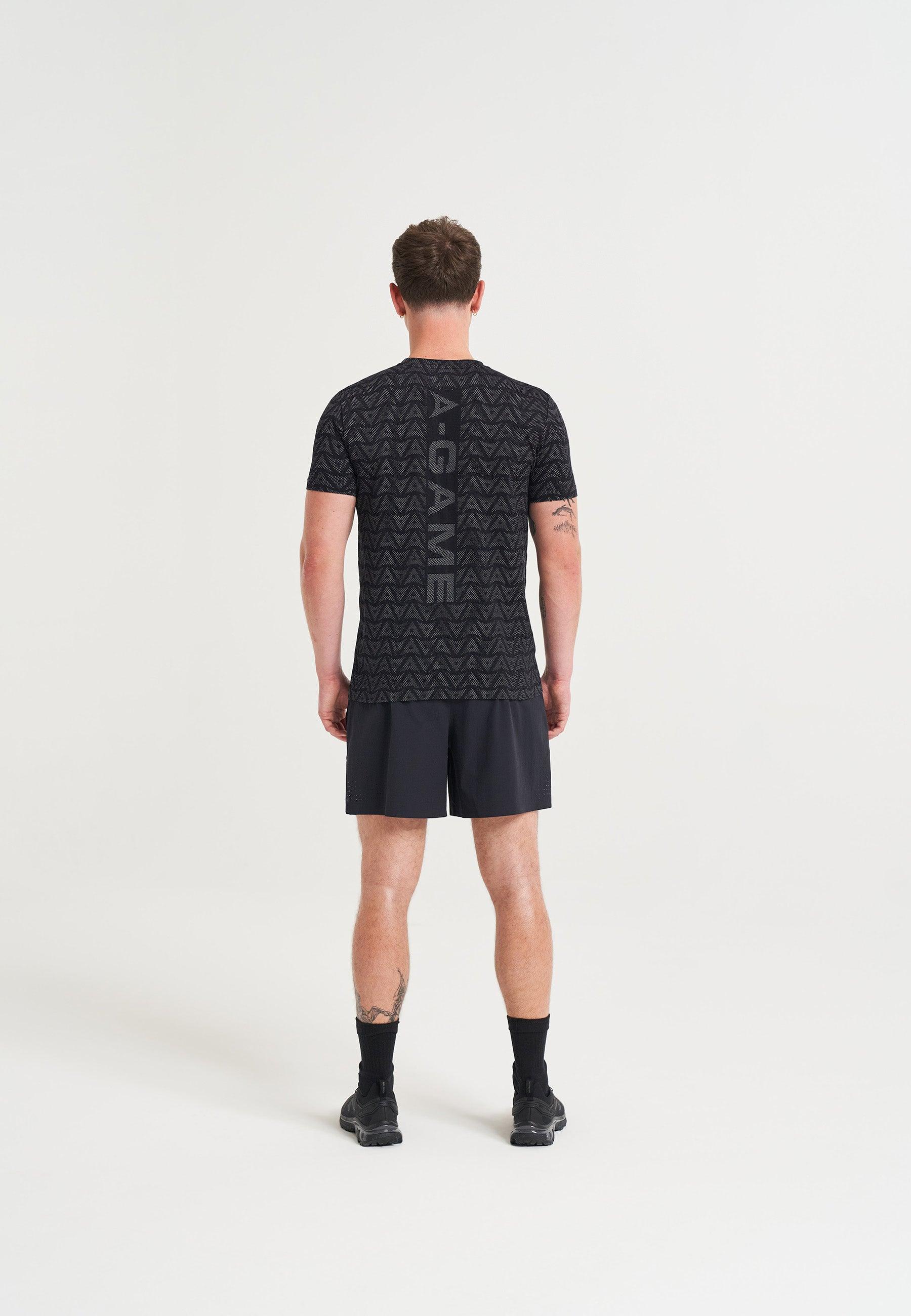Men's Seamless T-Shirt - Black - Image 3