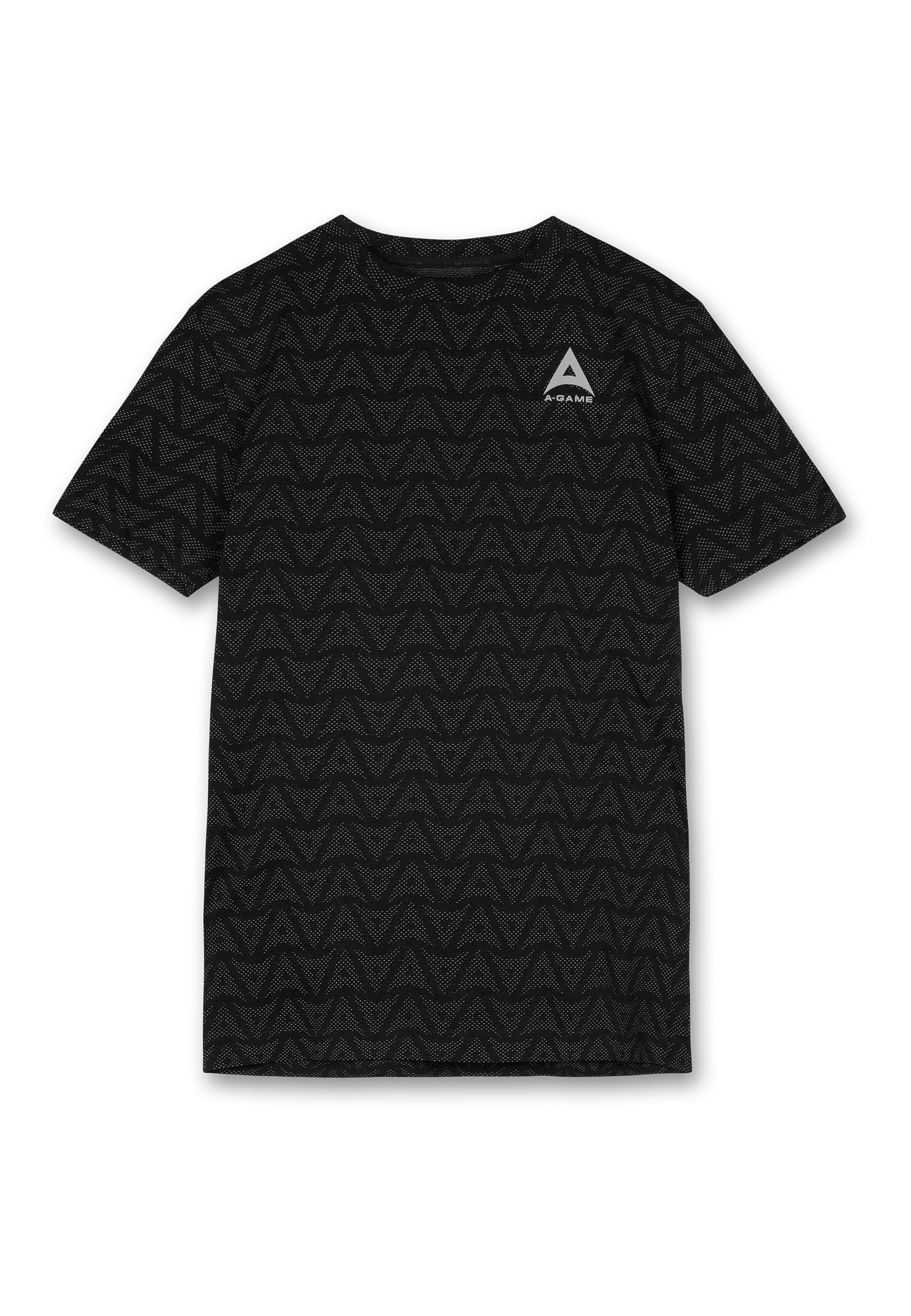 Men's Seamless T-Shirt - Black - Image 4