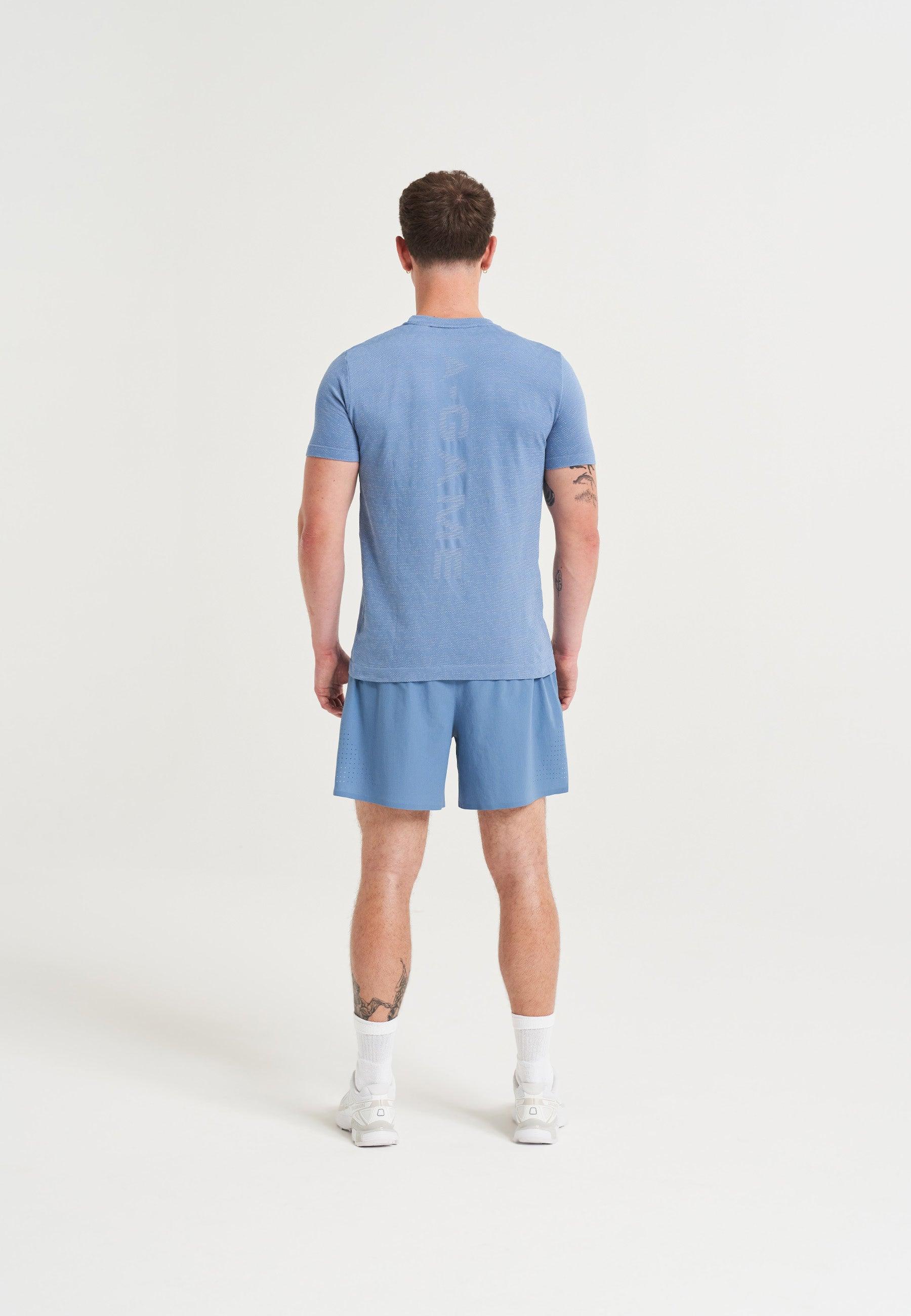 Men's Seamless T-Shirt - Ocean Blue - Image 3