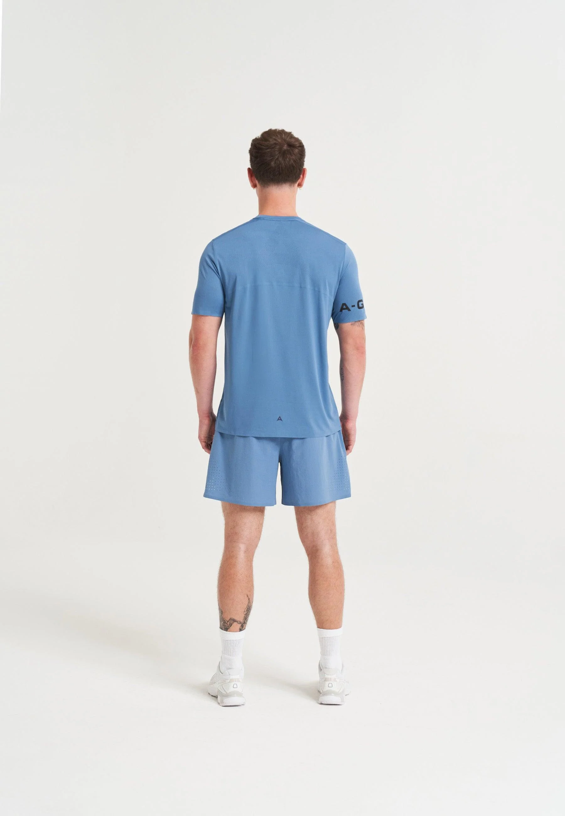 Men's Core Training Shorts - Ocean Blue - Image 3