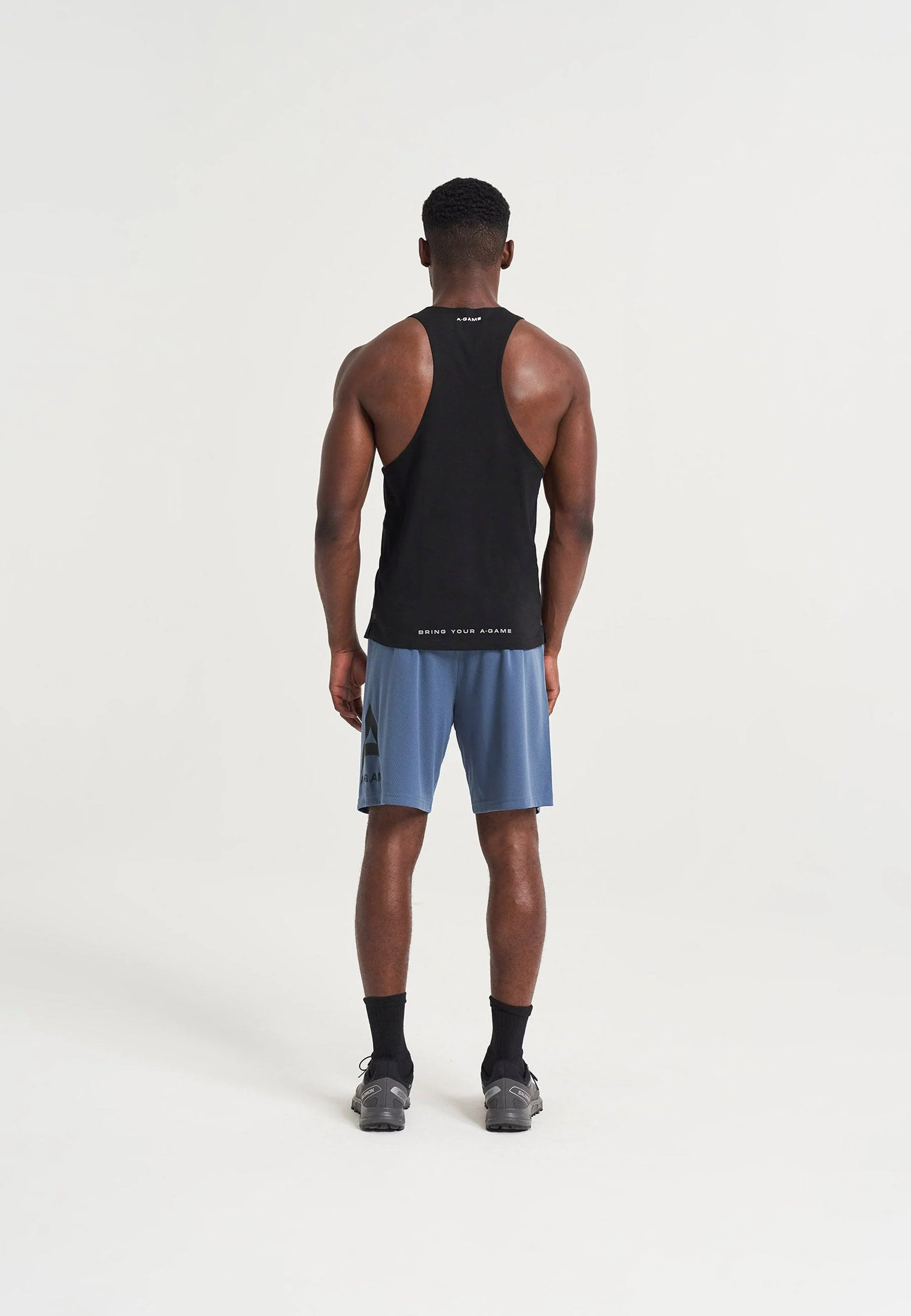 Men's Stringer Vest - Black - Image 3