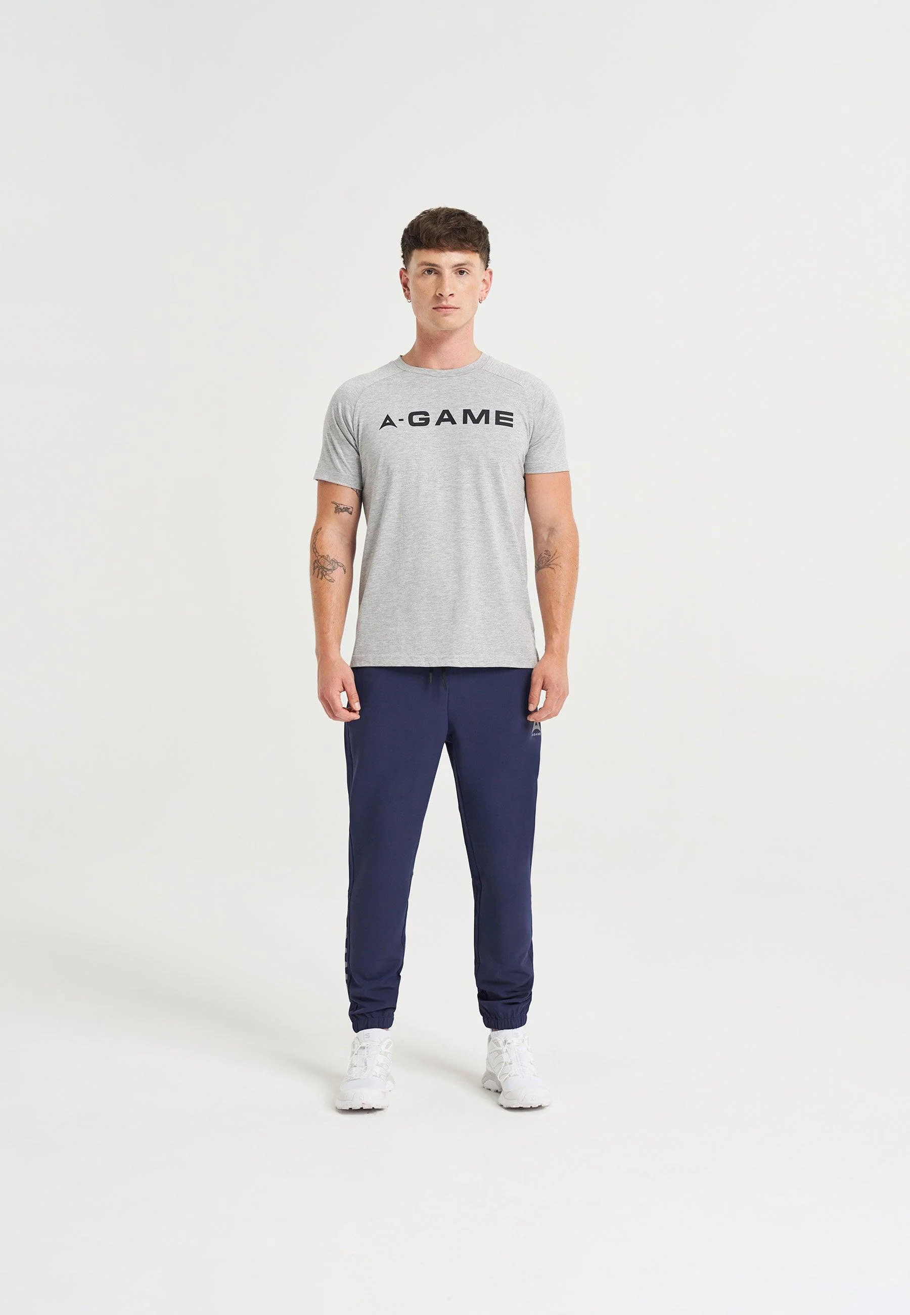 Men's Graphic T-Shirt - Grey Marl - Image 3