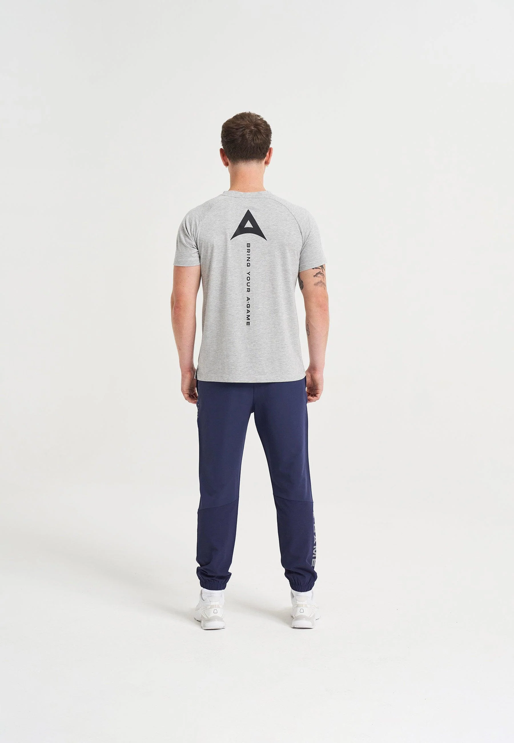 Men's Graphic T-Shirt - Grey Marl - Image 4