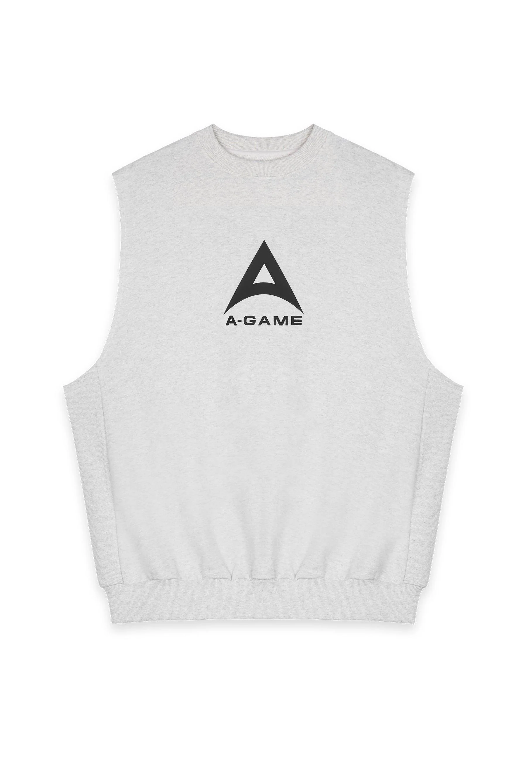 Men's Sleeveless Sweatshirt - Snow Marl - Image 5