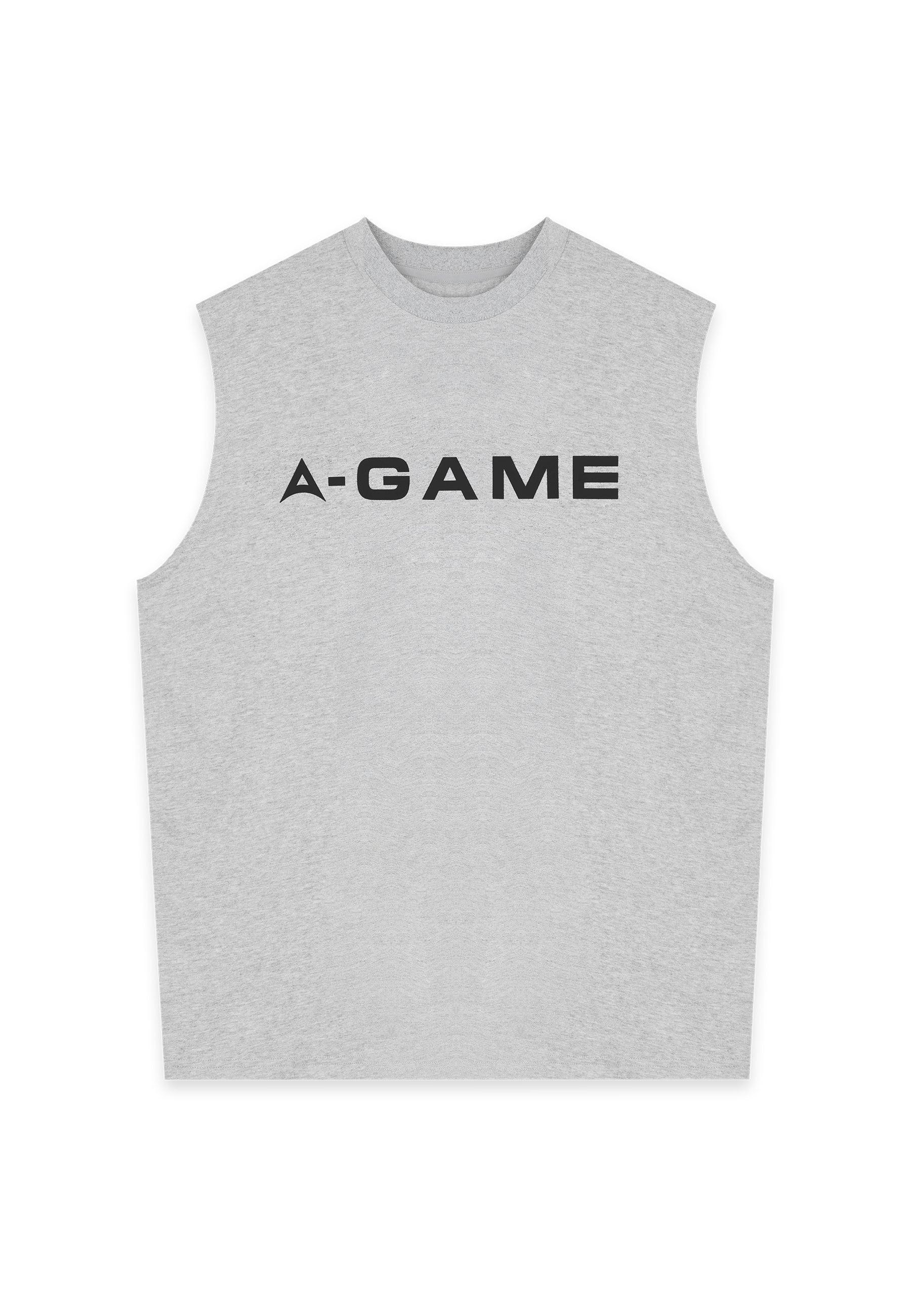 Men's Sleeveless T-Shirt - Grey Marl - Image 5