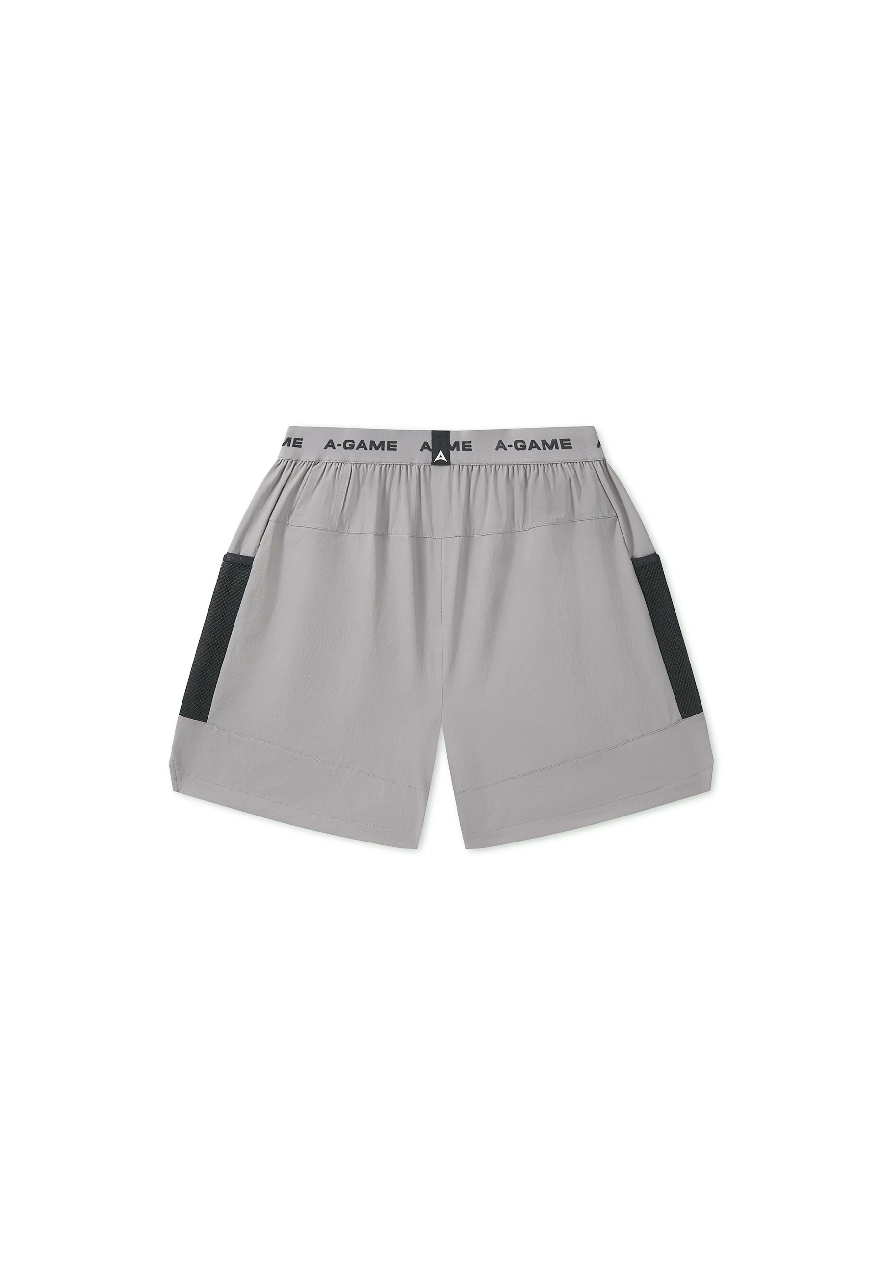Men's Colour Block Training Shorts - Grey / Black - Image 8