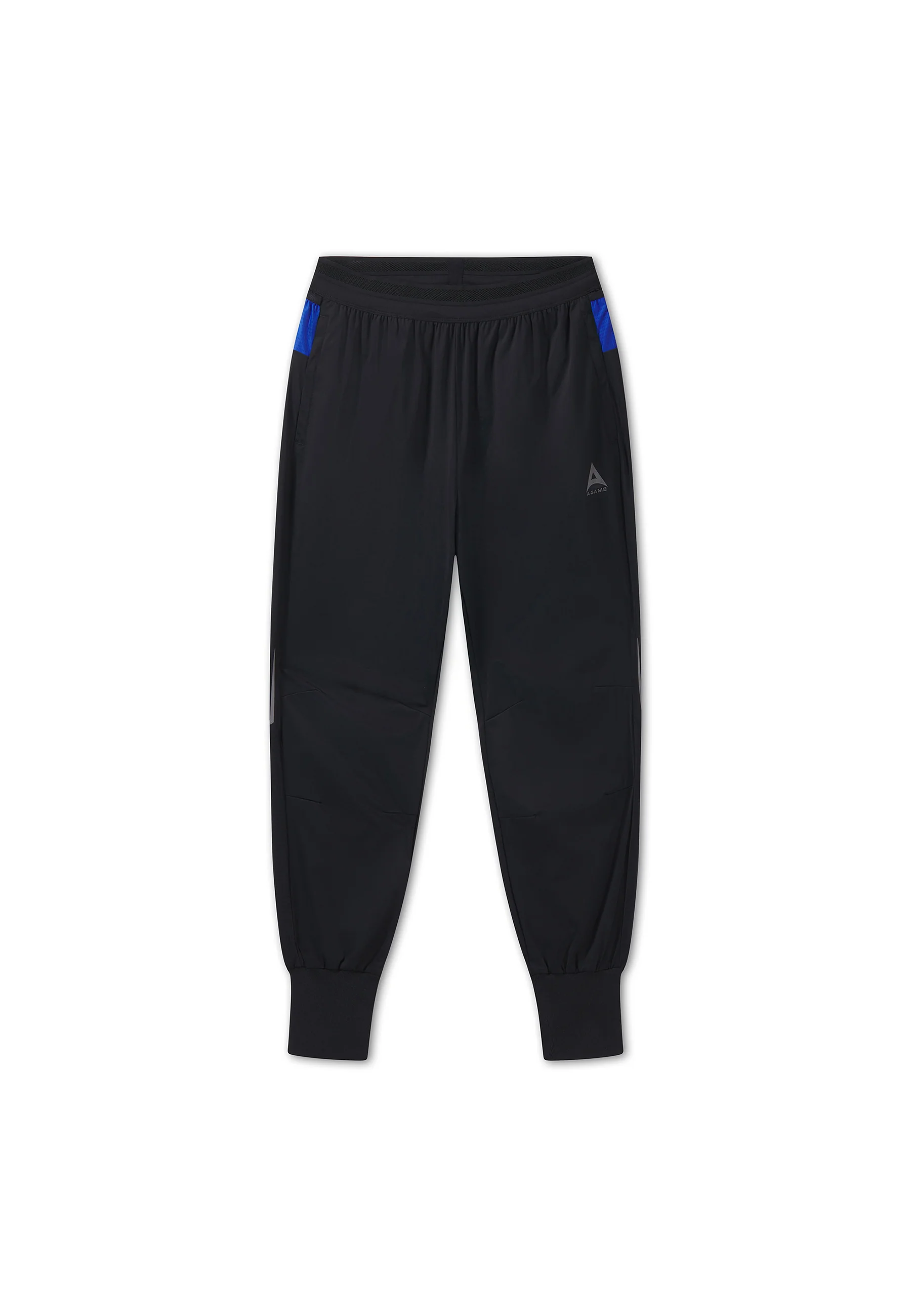 Men's Cuffed Training Pants - Black / Cobalt Blue - Image 8