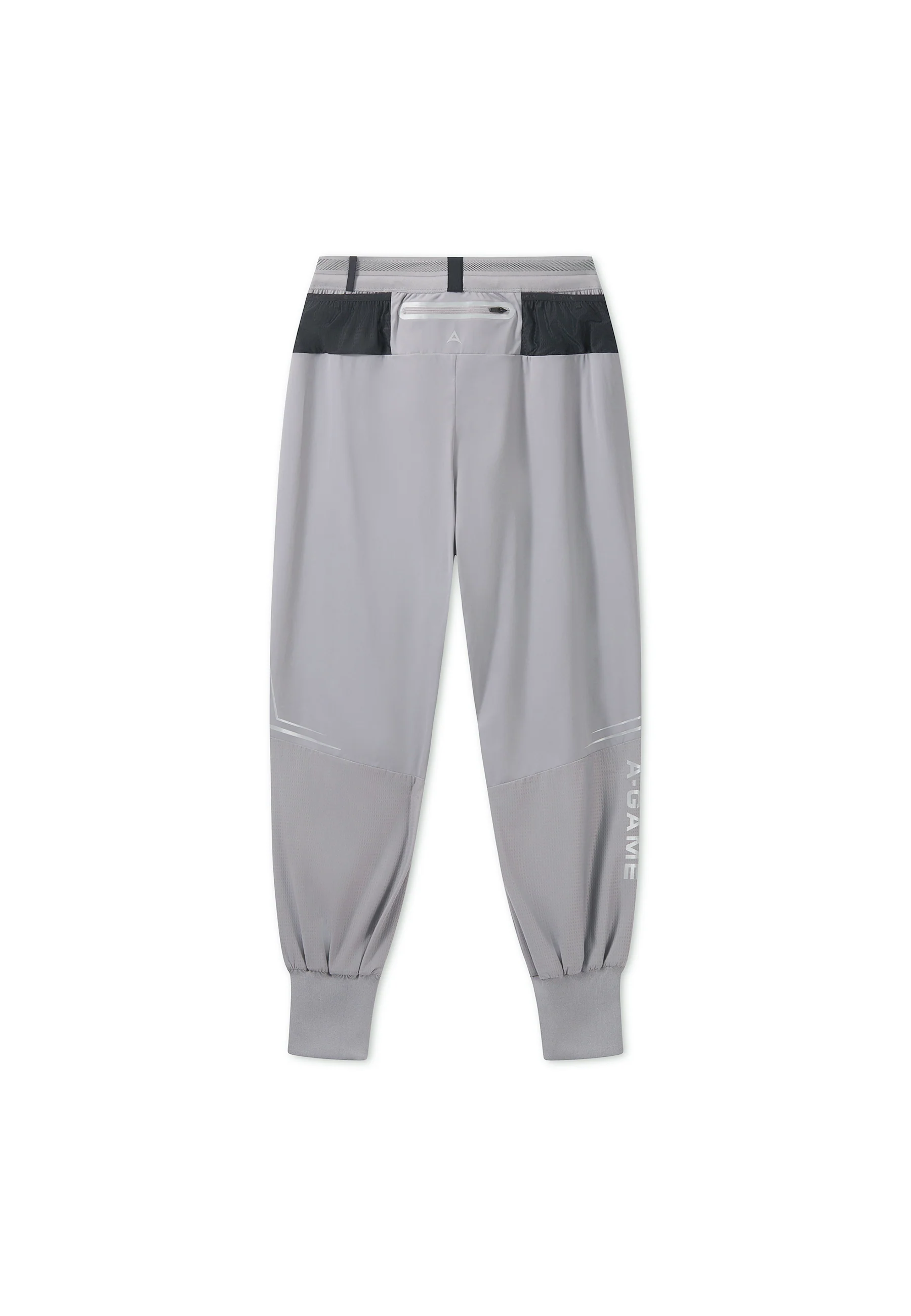 Men's Cuffed Training Pants - Grey / Black - Image 10