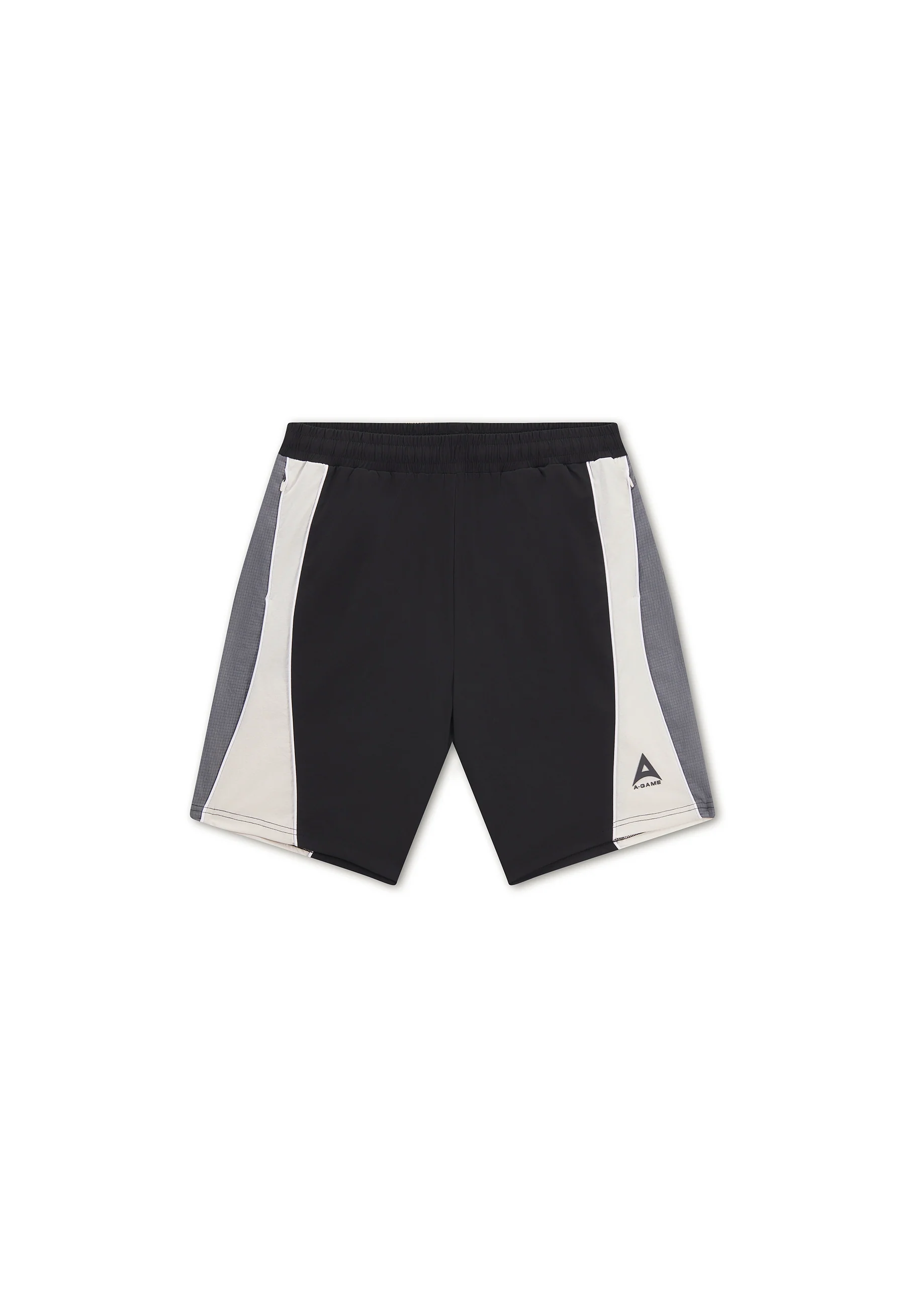 Men's Textured Shorts - Black / Light Grey - Image 8