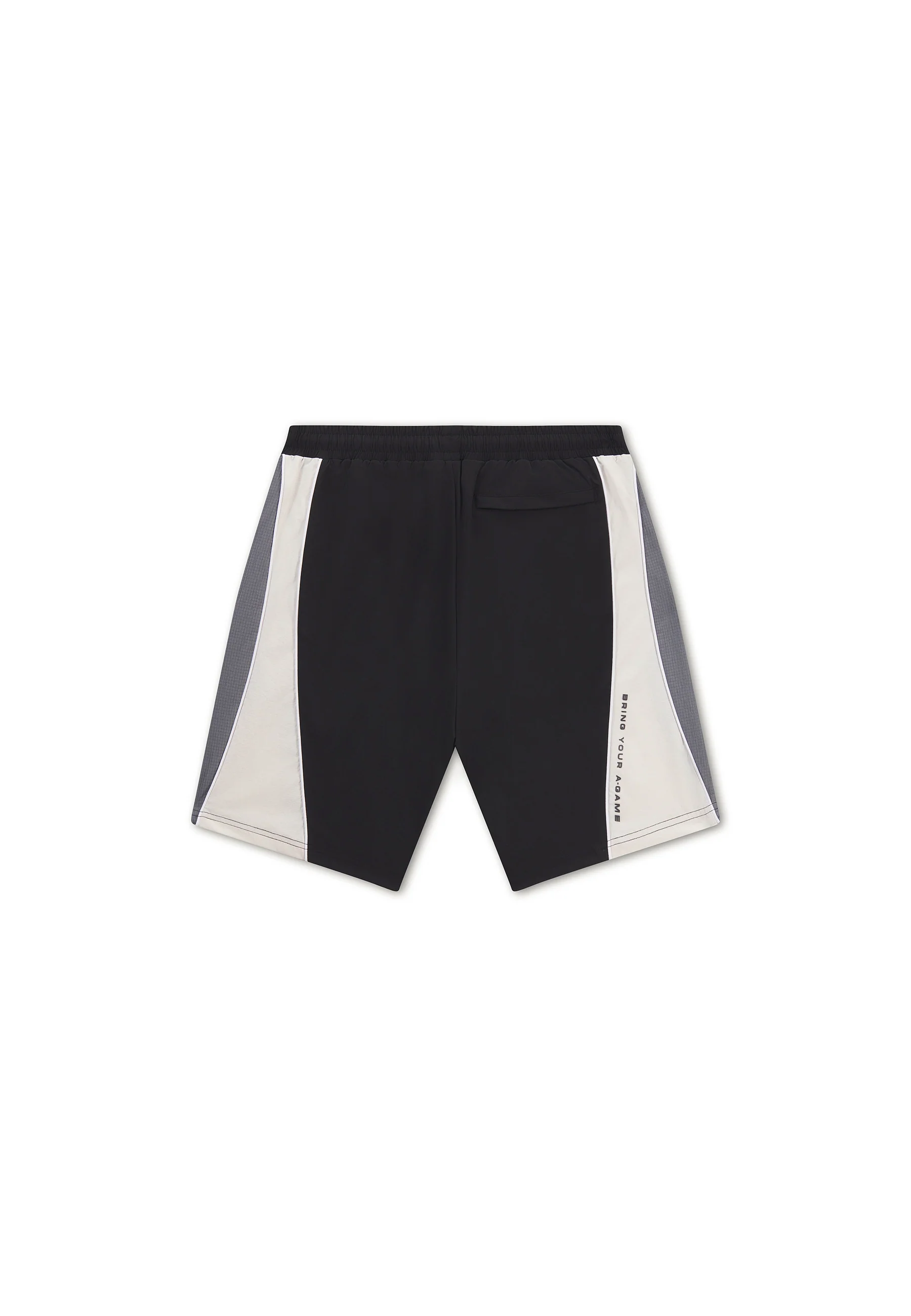 Men's Textured Shorts - Black / Light Grey - Image 9