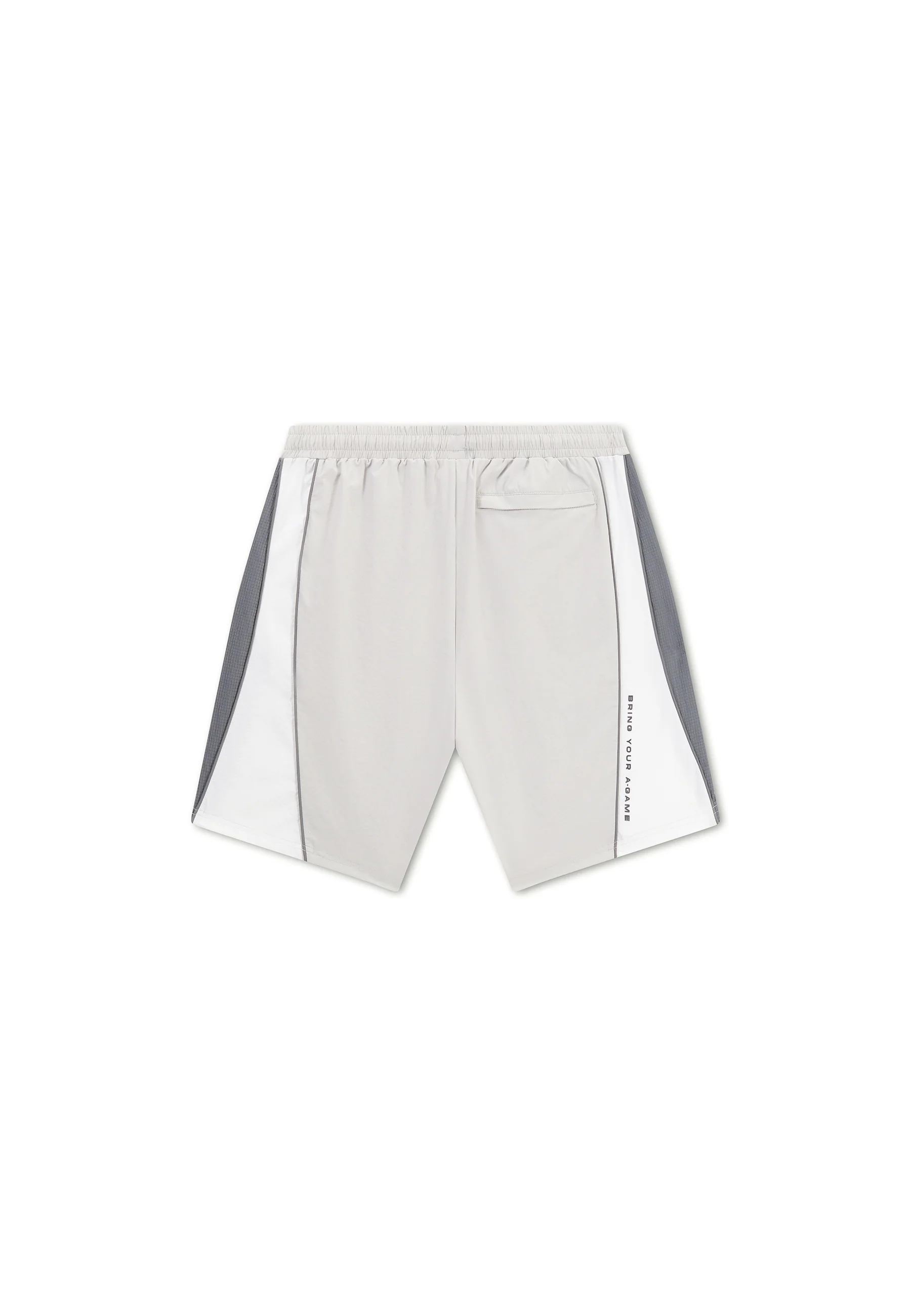 Men's Textured Shorts - Grey / White - Image 8