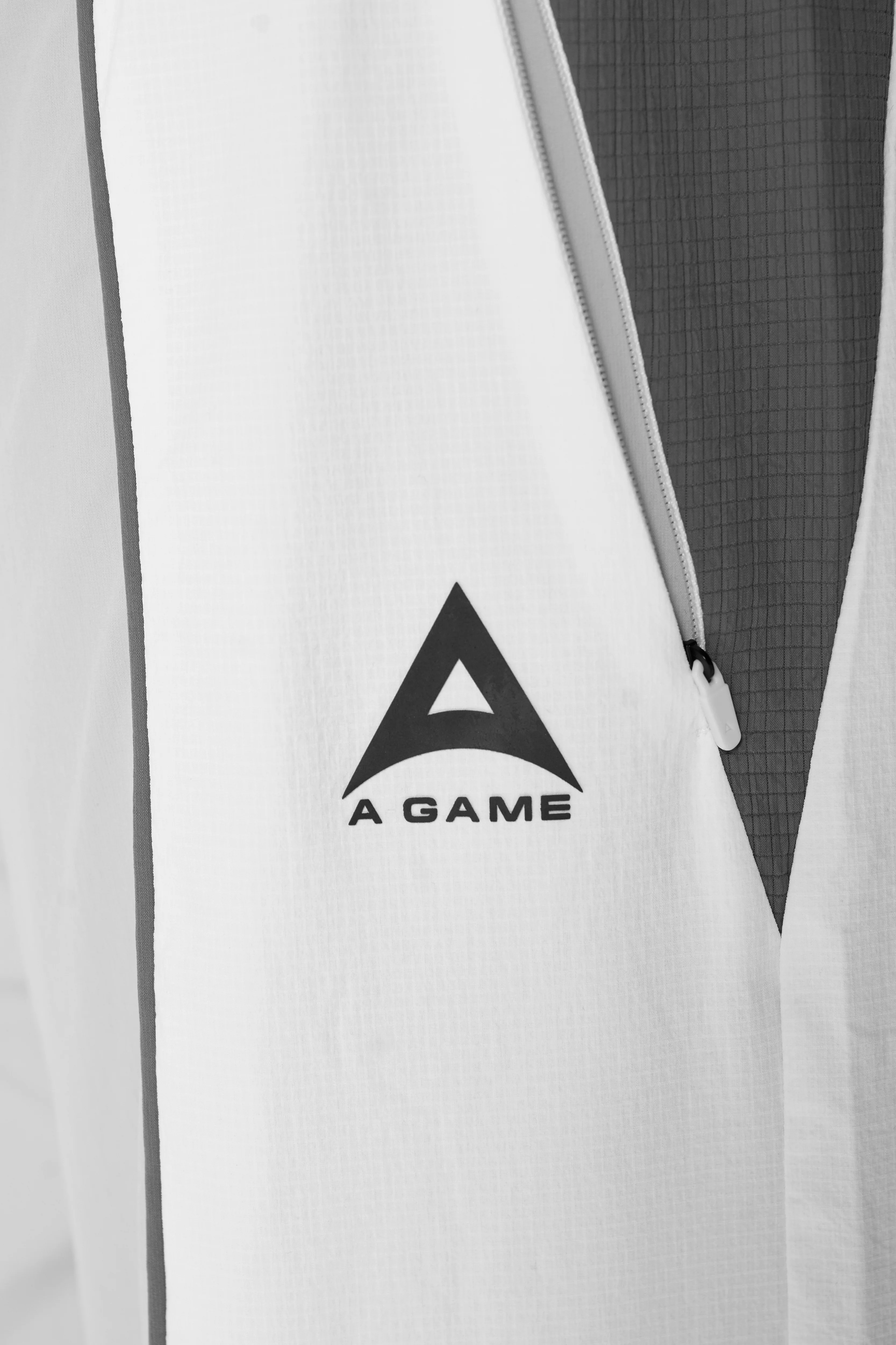 Men's Textured Track Pants - Grey / White - Image 3