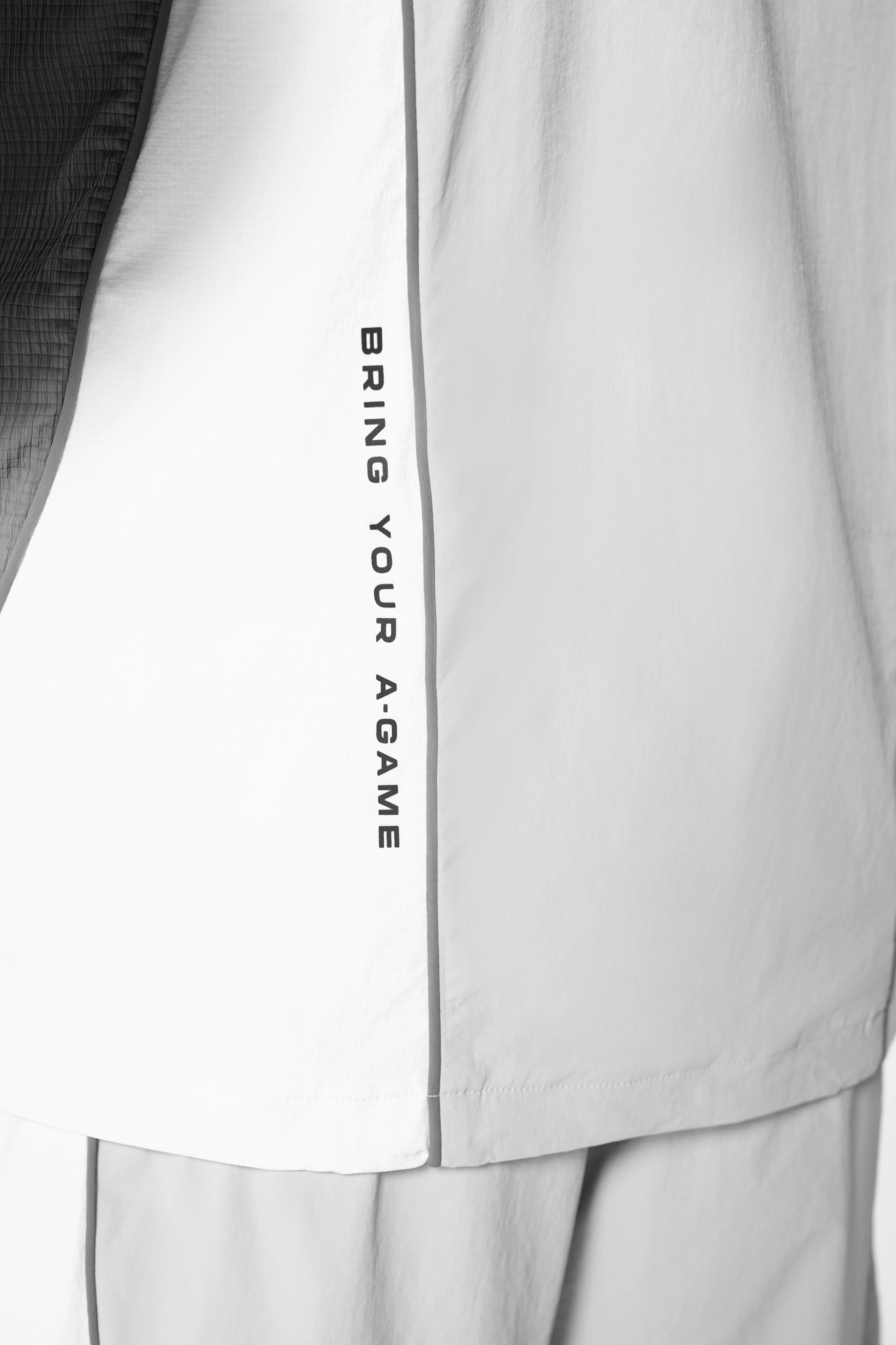 Men's Textured Vest - Grey / White - Image 5