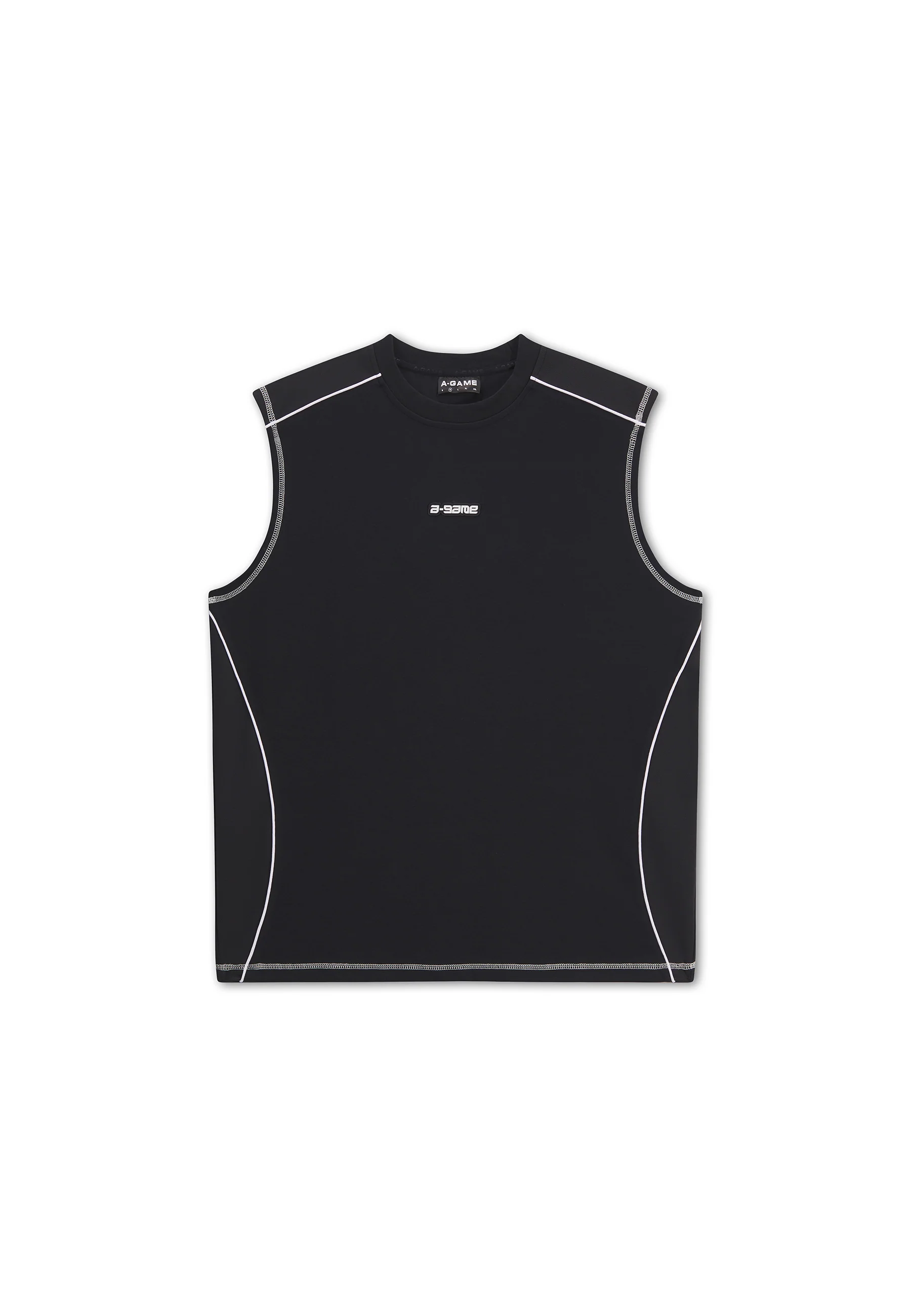 Men's Seam Detail Tech T-Shirt - Black - Image 9