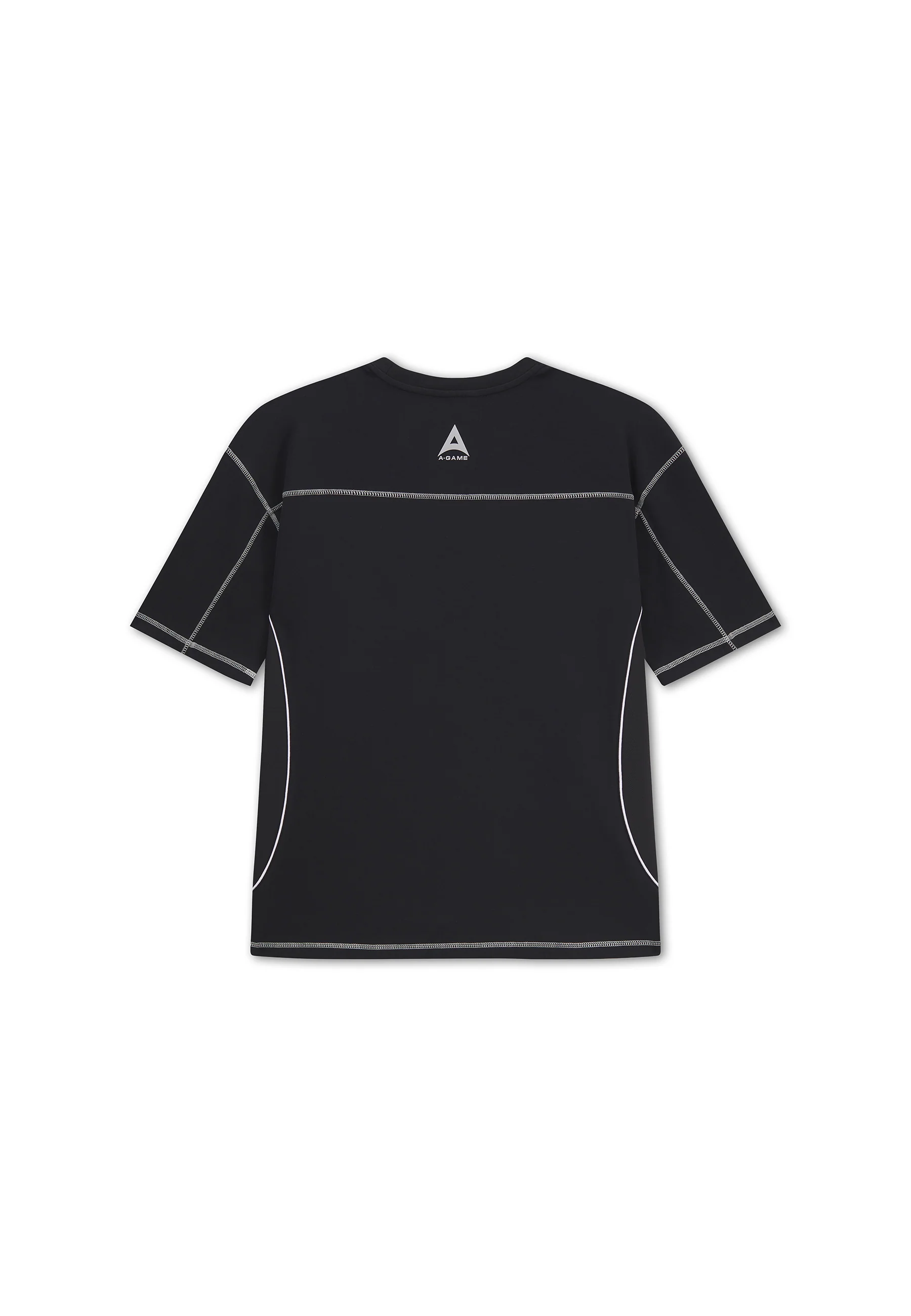 Men's Seam Detail Tech T-Shirt - Black - Image 9