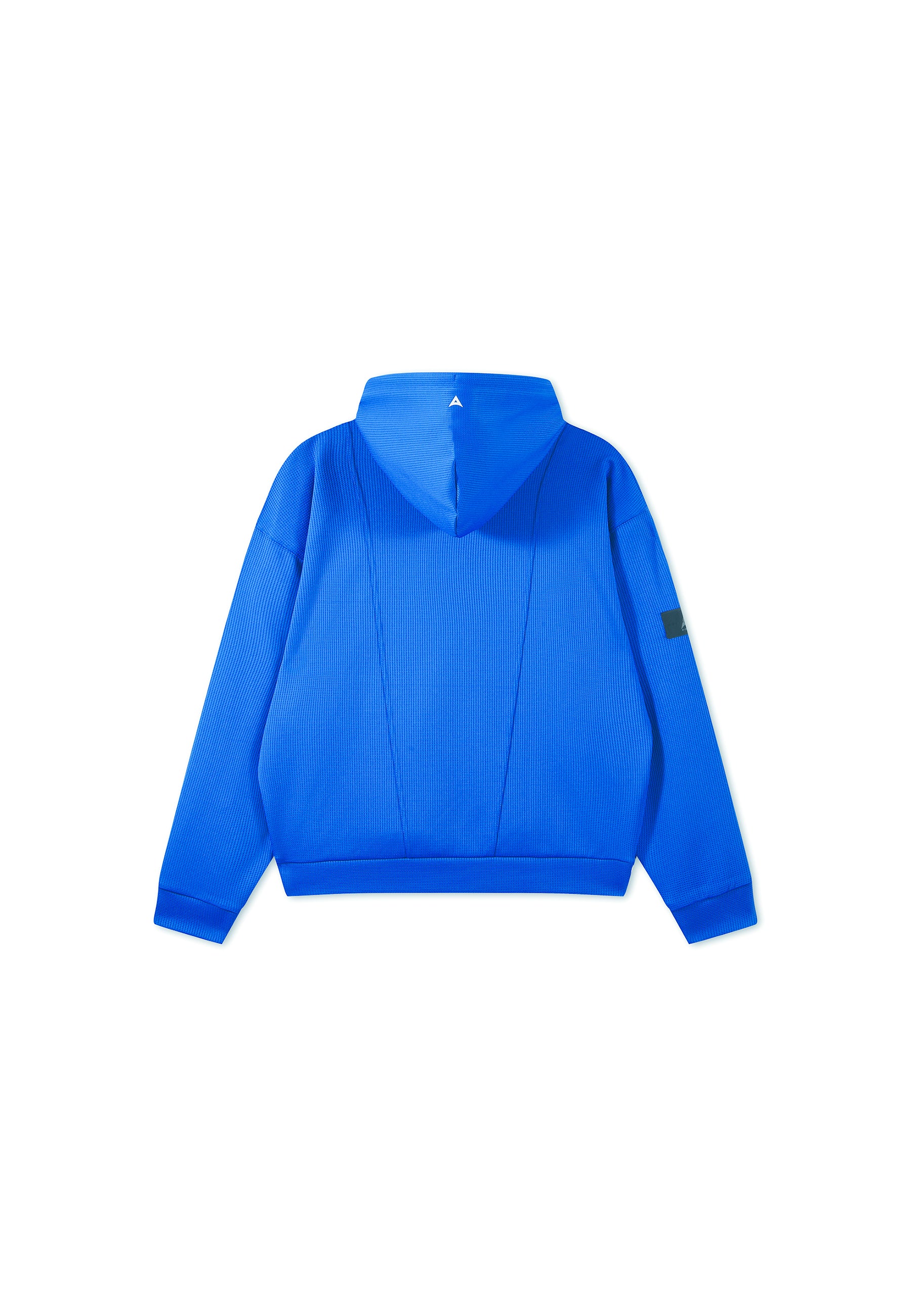 Men's Waffle Tech Hoodie - Cobalt Blue - Image 10