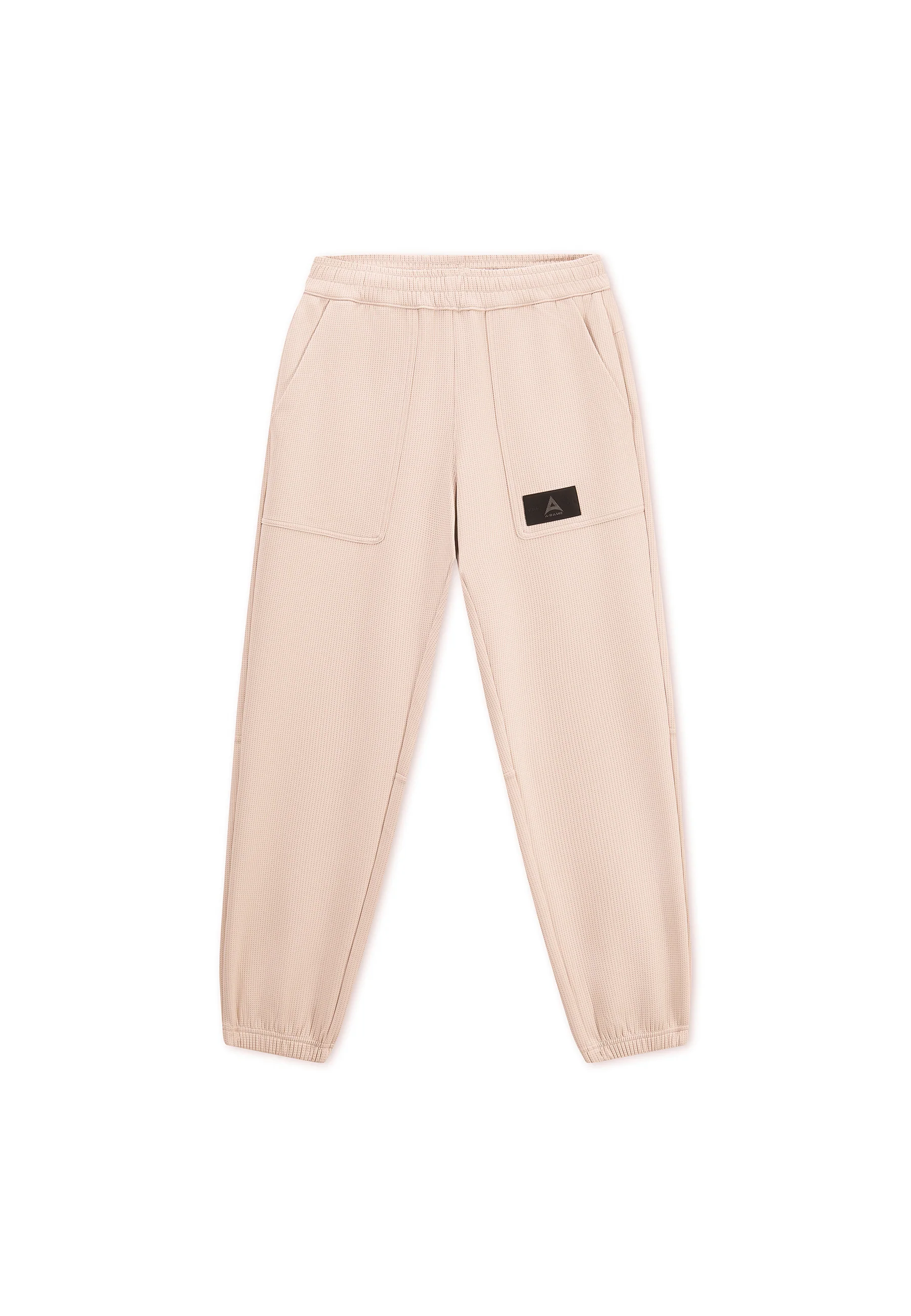 Men's Waffle Tech Joggers - Beige - Image 7