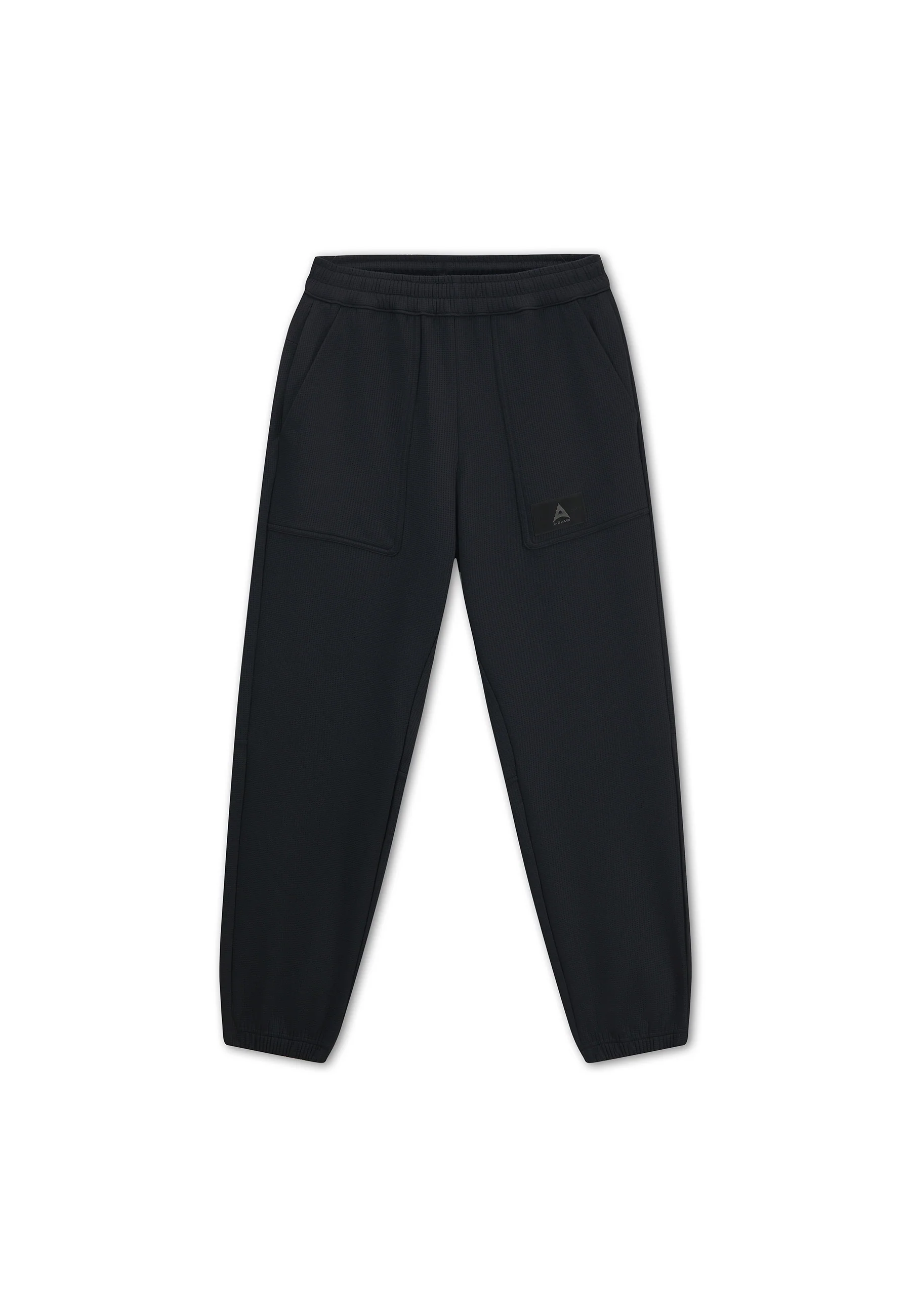 Men's Waffle Tech Joggers - Black - Image 5