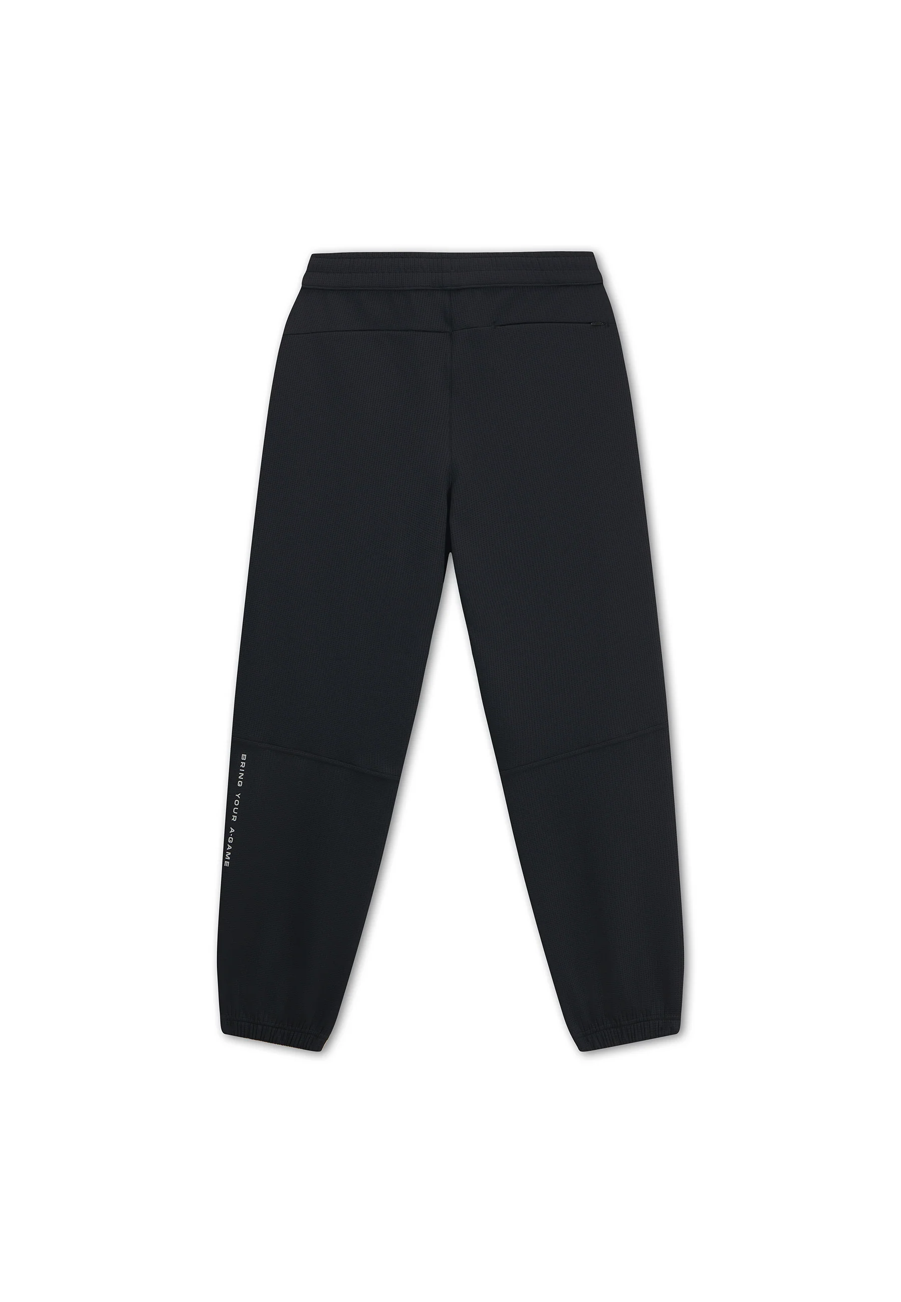 Men's Waffle Tech Joggers - Black - Image 6