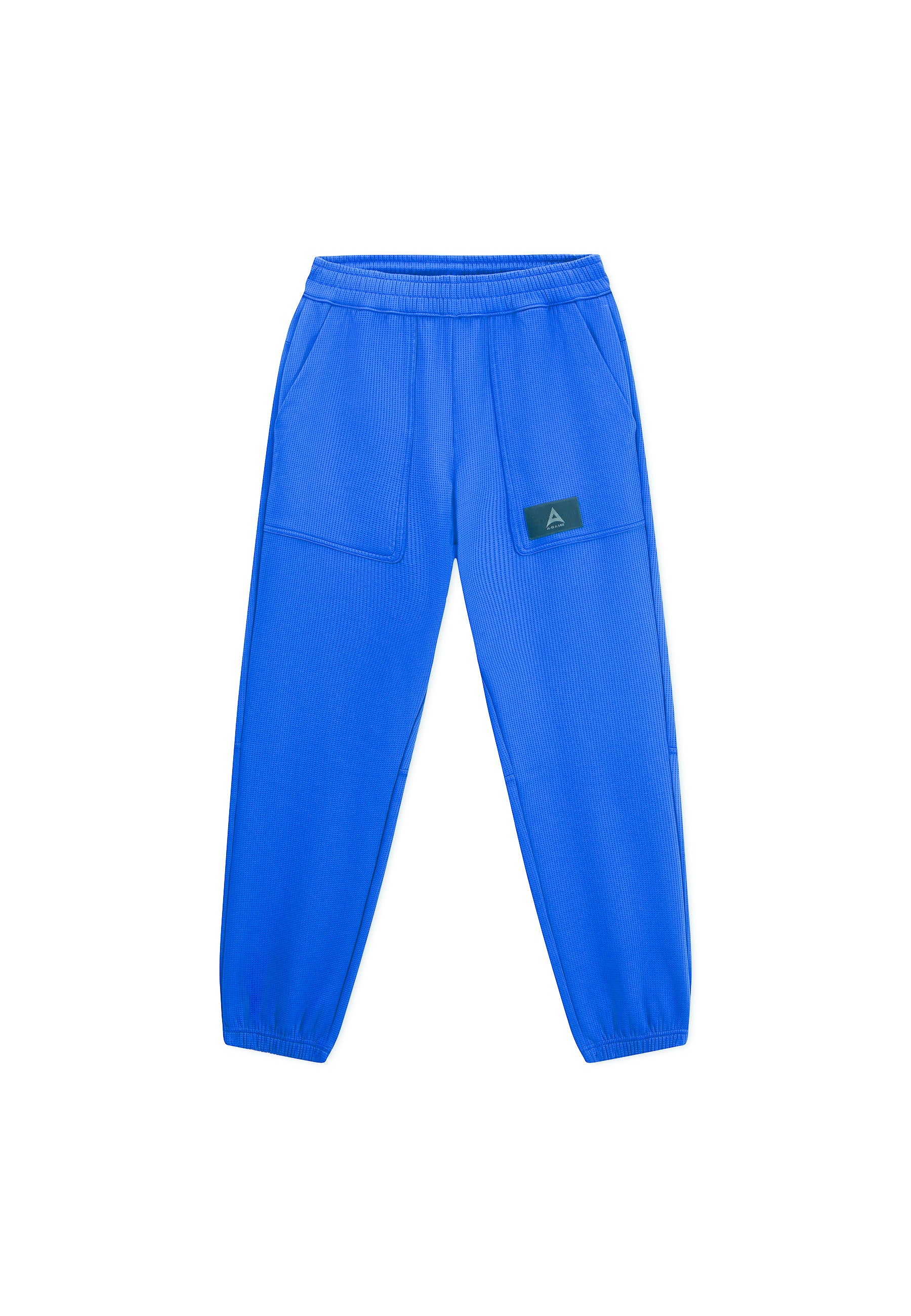 Men's Waffle Tech Joggers - Cobalt Blue - Image 8